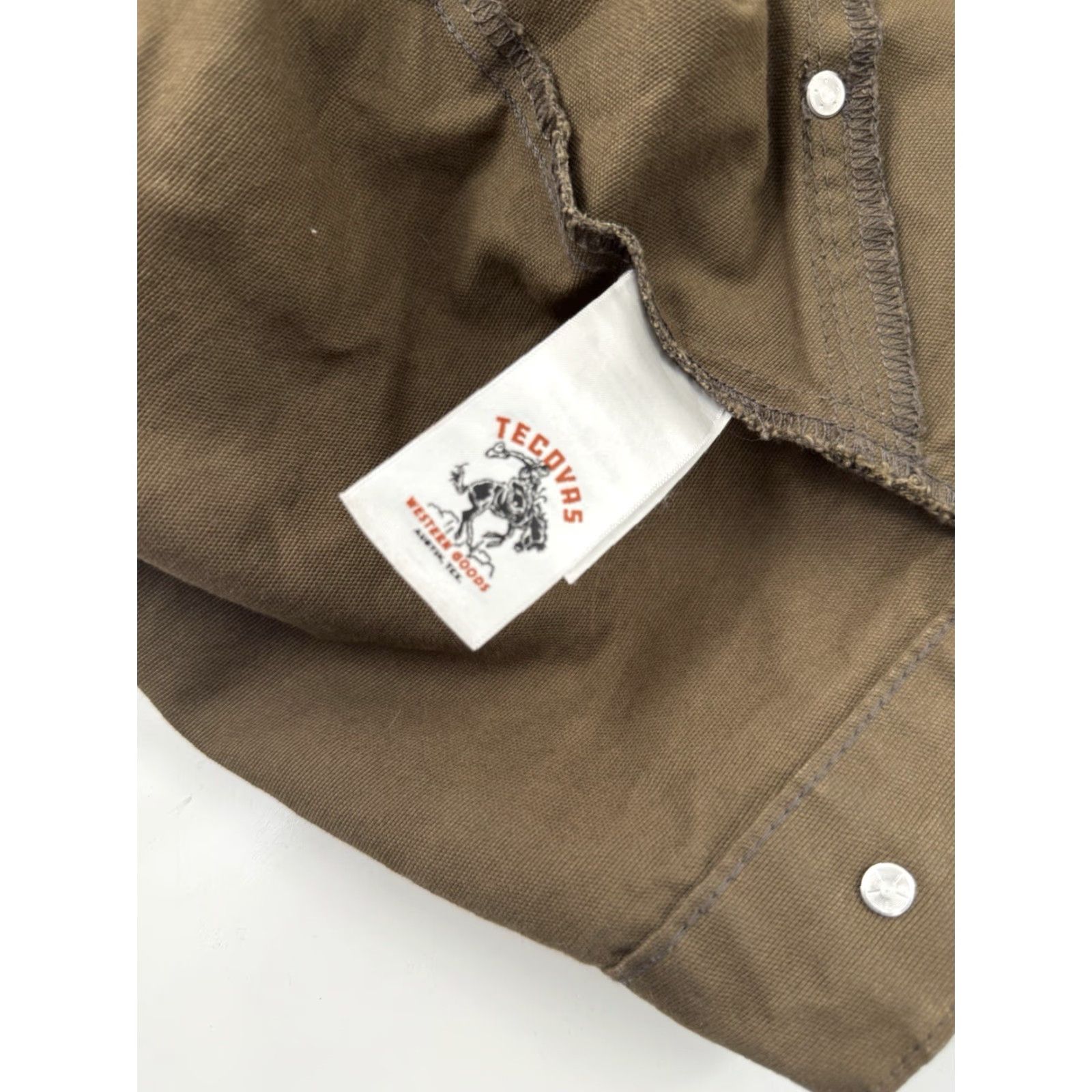 Tecovas Tecovas Waxed Cotton Canvas Mens XXL Ranch Western Field Jacket Size US XXL / EU 58 / 5 - 6 Thumbnail