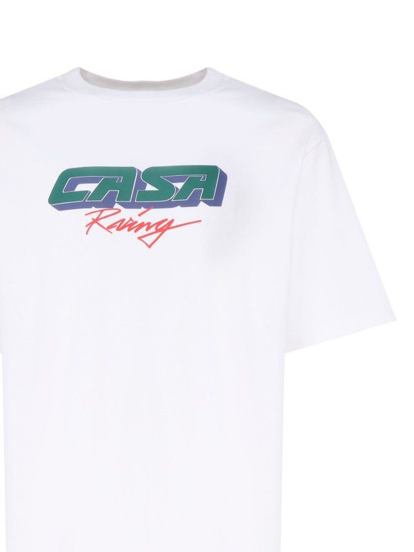 Casablanca o1mle0326 3D Printed Oversized T-Shirt Casa Racing In White Size US S / EU 44-46 / 1 - 3 Thumbnail