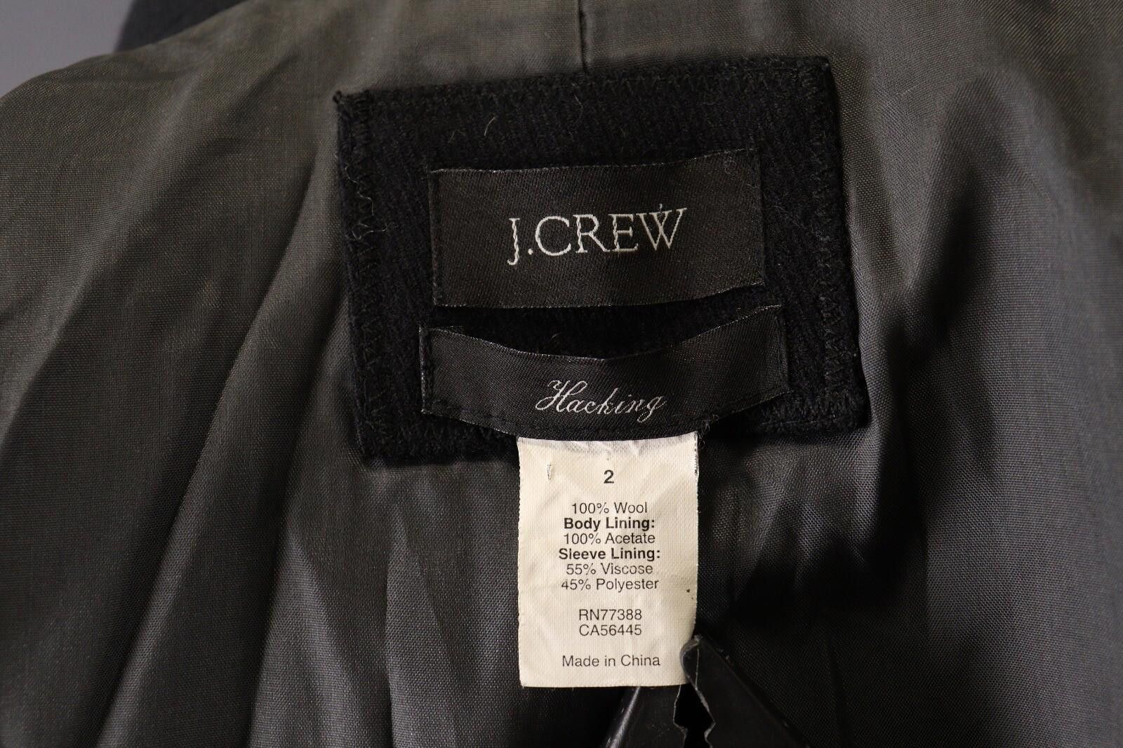 J.Crew J. Crew Hacking Wool Two Button Blazer Jacket Size 2 Size XS / US 0-2 / IT 36-38 - 12 Thumbnail