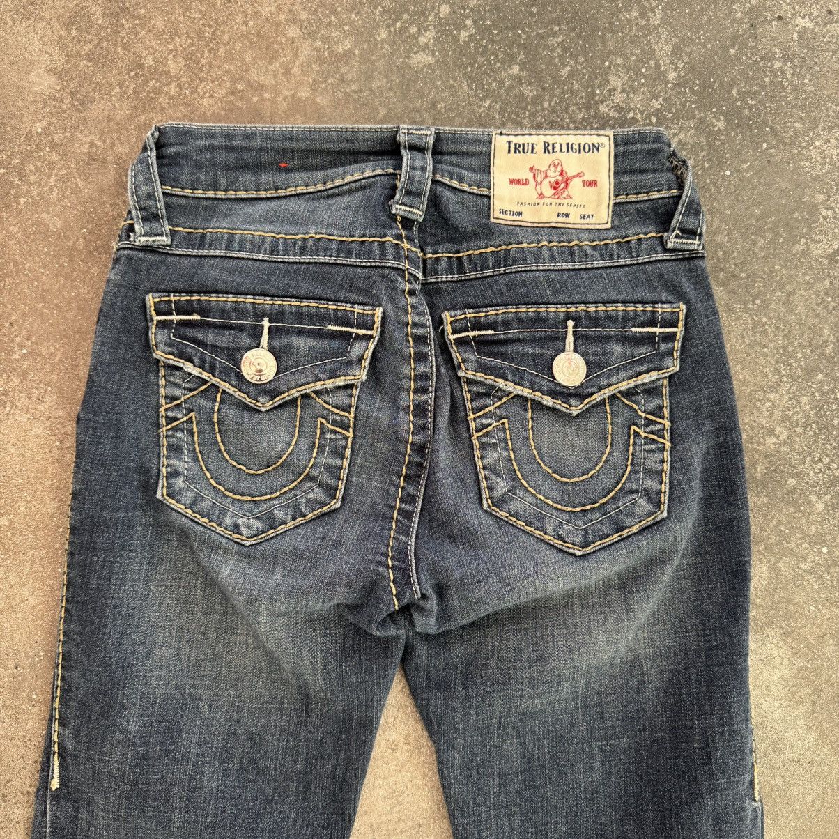 Japanese Brand × True Religion True Religion Billie Vintage Y2K Straight Jeans Size 25" / US 0 / IT 36 - 9 Thumbnail