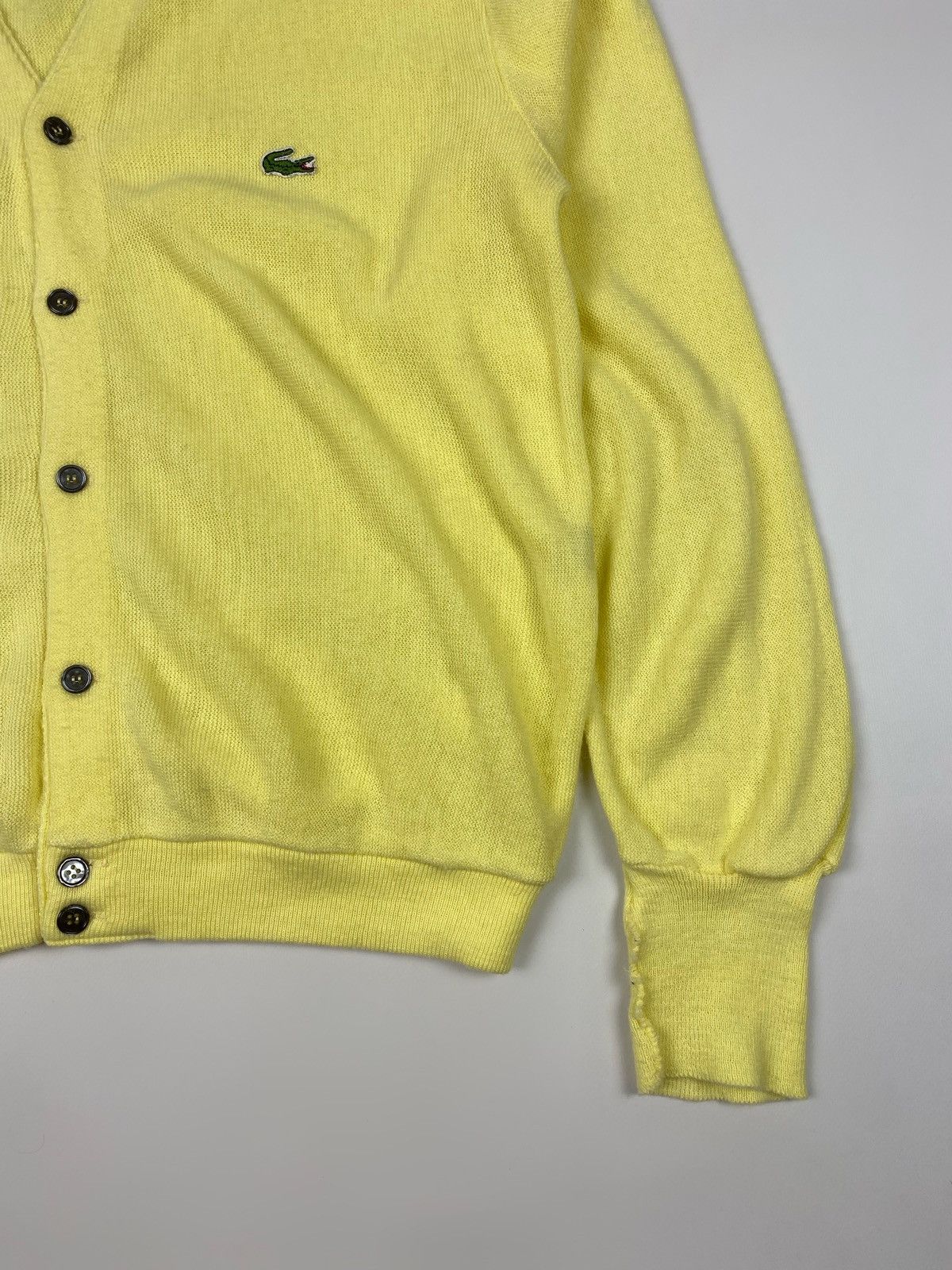 Izod × Lacoste × Vintage Vintage Izod x Lacoste Lemon Cardigan Sweater Size US L / EU 52-54 / 3 - 2 Thumbnail