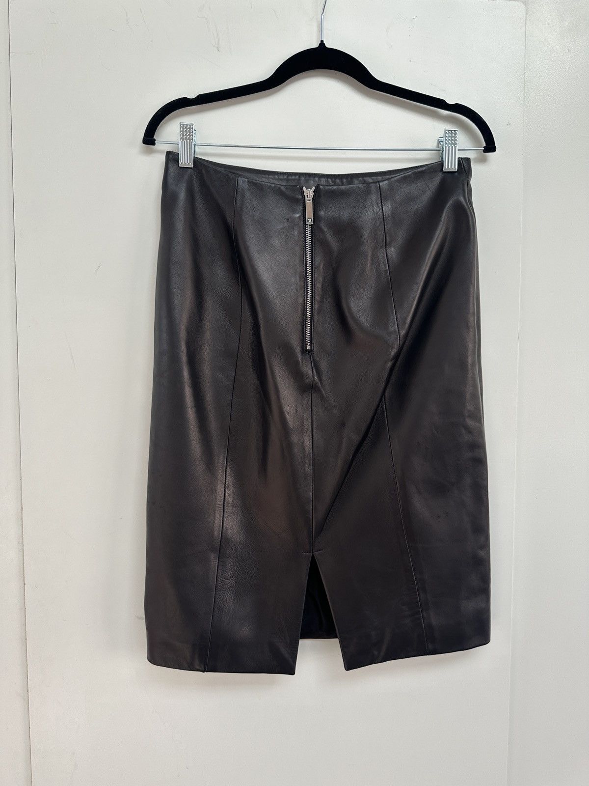 The Row The Row Leather Pencil Skirt Size 28" / US 6 / IT 42 - 2 Thumbnail