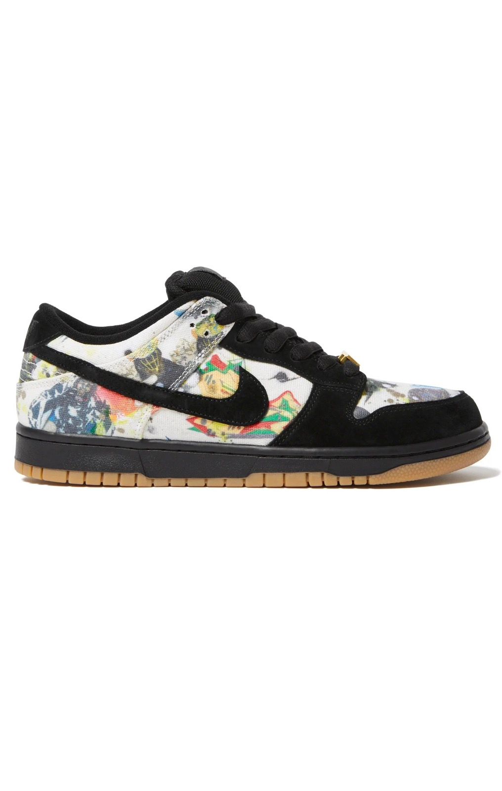 Pre-owned Nike X Supreme Nike Sb Dunk Low Rammellzee Shoes In Black