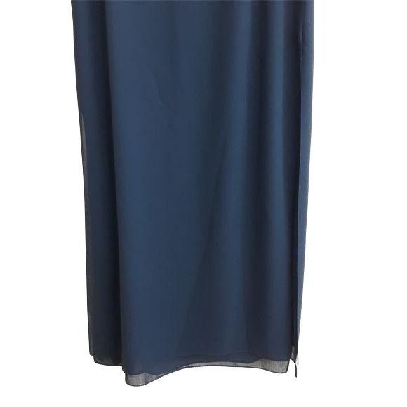 Vintage Vtg 80s JS Collections Formal Maxi Skirt Black Sz 8 Double S Size 30" / US 8 / IT 44 - 10 Thumbnail