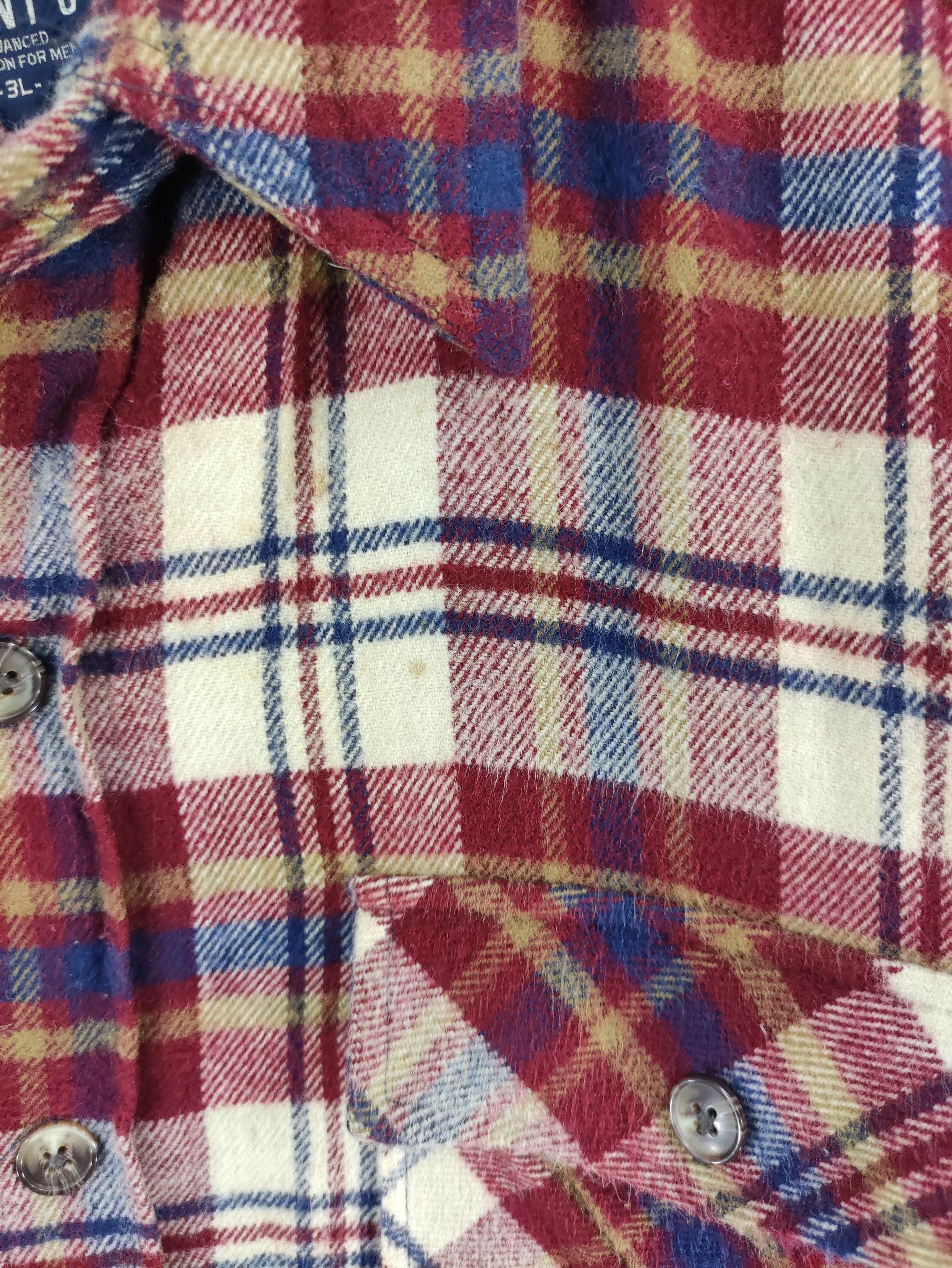 Gents Vintage Gents Jacket Flannel Button Up Size US XL / EU 56 / 4 - 2 Thumbnail