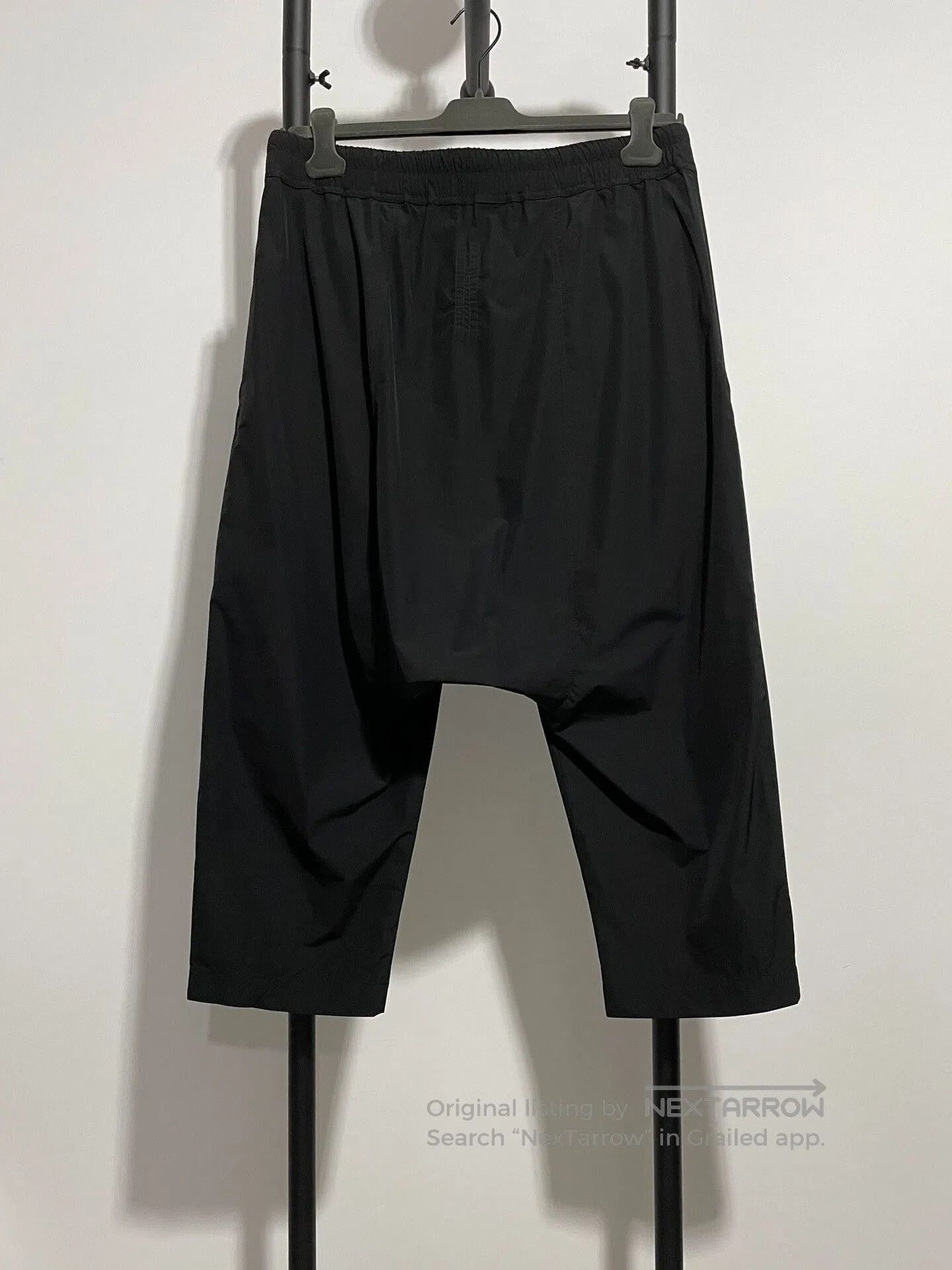 Rick Owens rick owens black cropped pants 52 size. Size US 42 / EU 58 - 2 Thumbnail