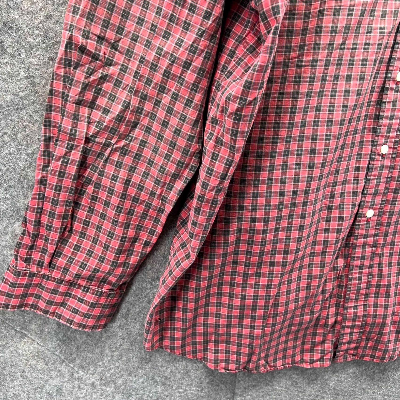 Ralph Lauren Vintage Ralph Lauren Shirt Size 2XLT Red Button Down Oxford Regent Tartan Plaid Mens Big & Tall Size US XXL / EU 58 / 5 - 6 Thumbnail