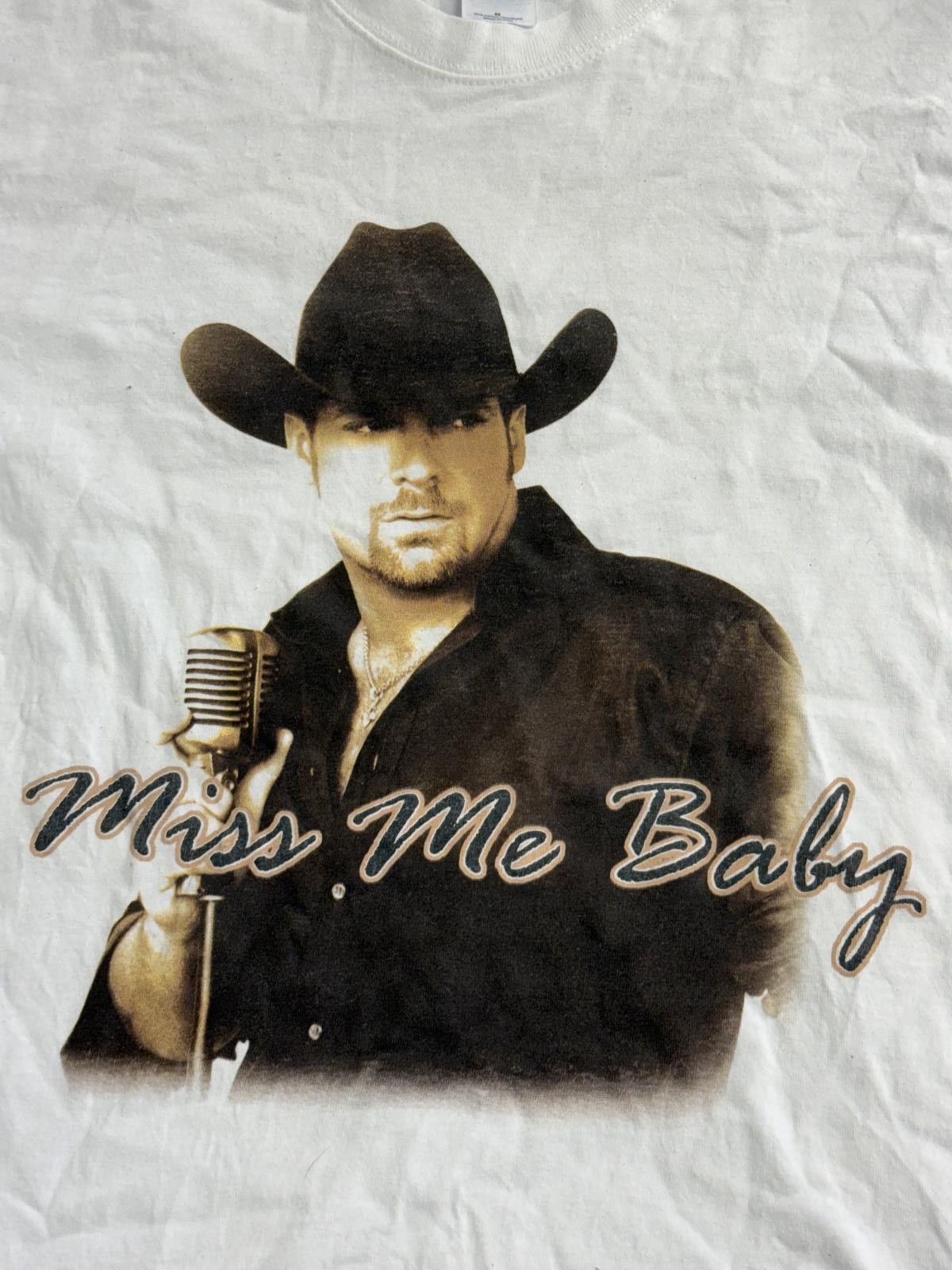 Gildan Vintage Chris Cagle Country T-shirt 2005 Miss Me Baby Song M Size US M / EU 48-50 / 2 - 4 Thumbnail