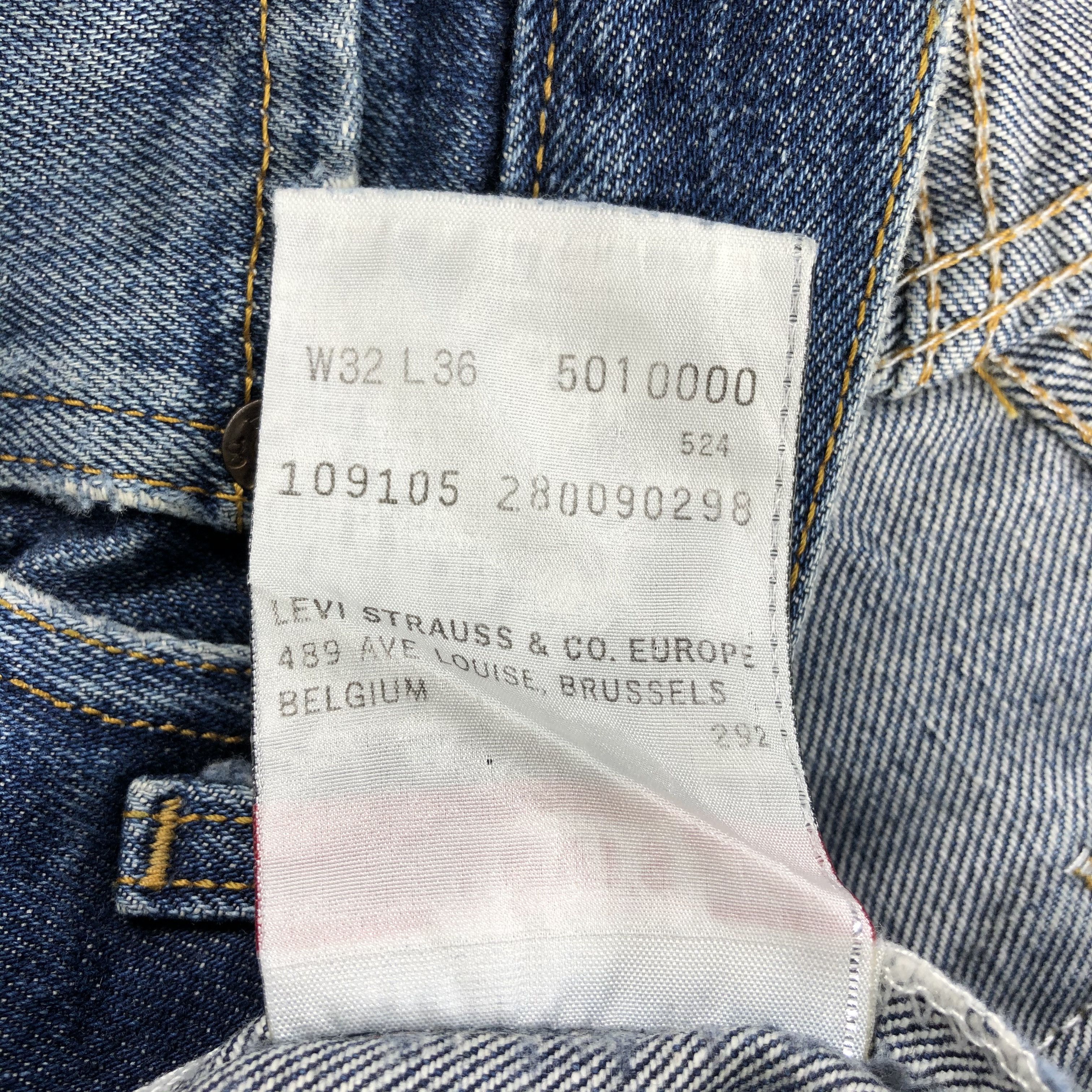 Levi's Vintage 90s Distress Levis 501 Jeans-JM1348 Size US 31 - 11 Thumbnail