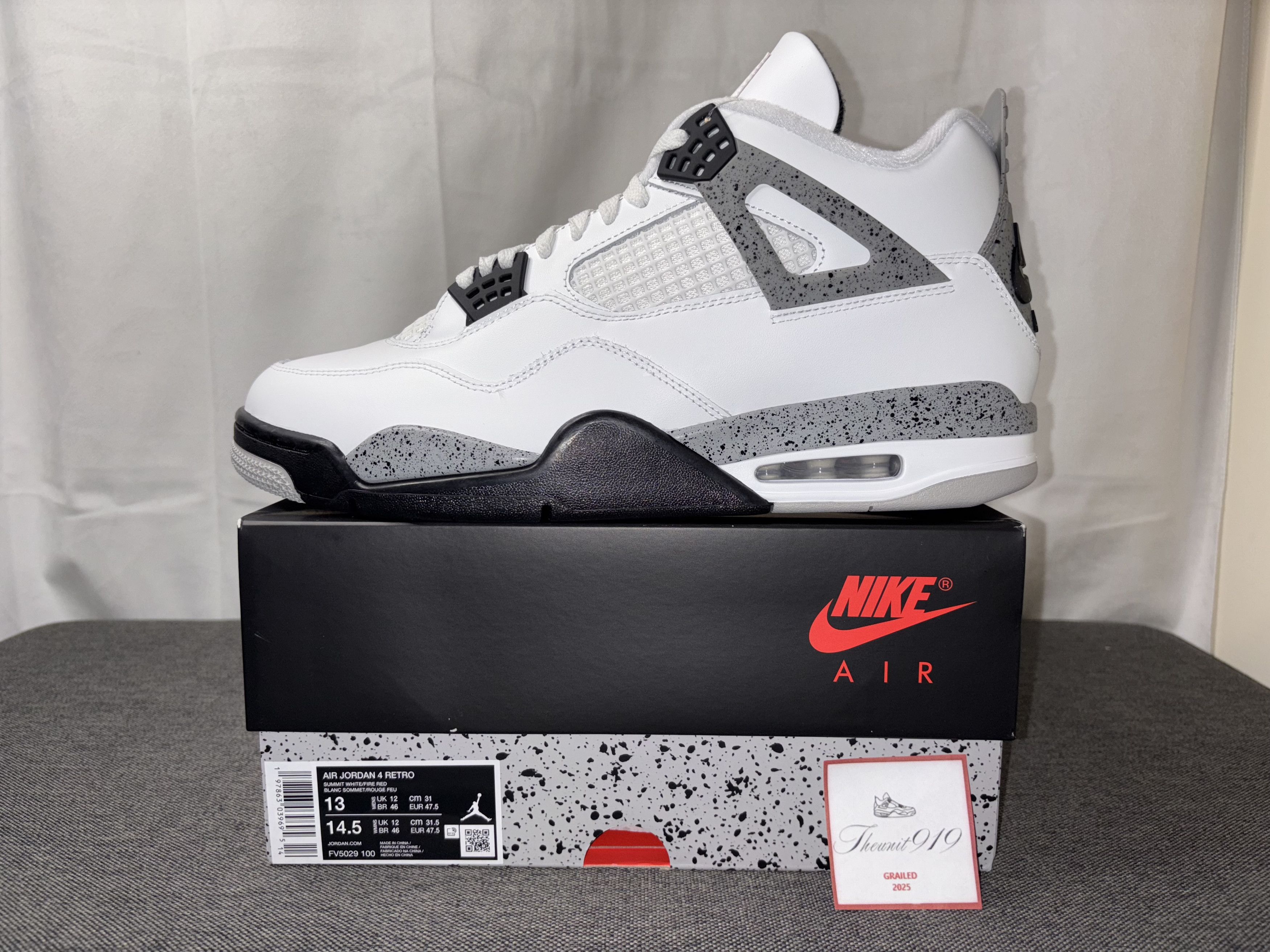 Nike Air Jordan Retro White Cement (2025) 13 FV5029-100