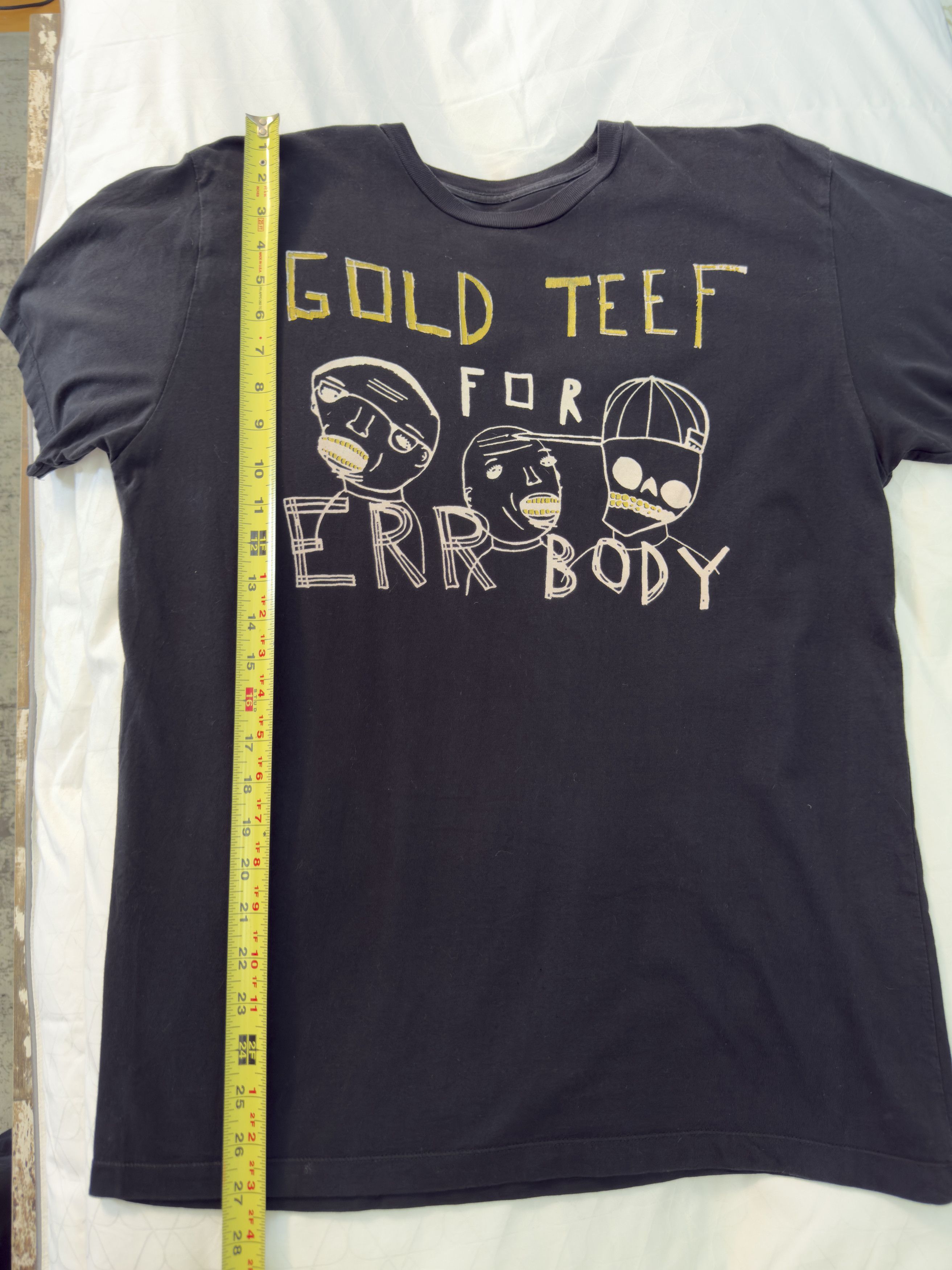 Other Patrick Tillet's Gold Teef Err Body T-Shirt Made in USA Size US L / EU 52-54 / 3 - 7 Thumbnail