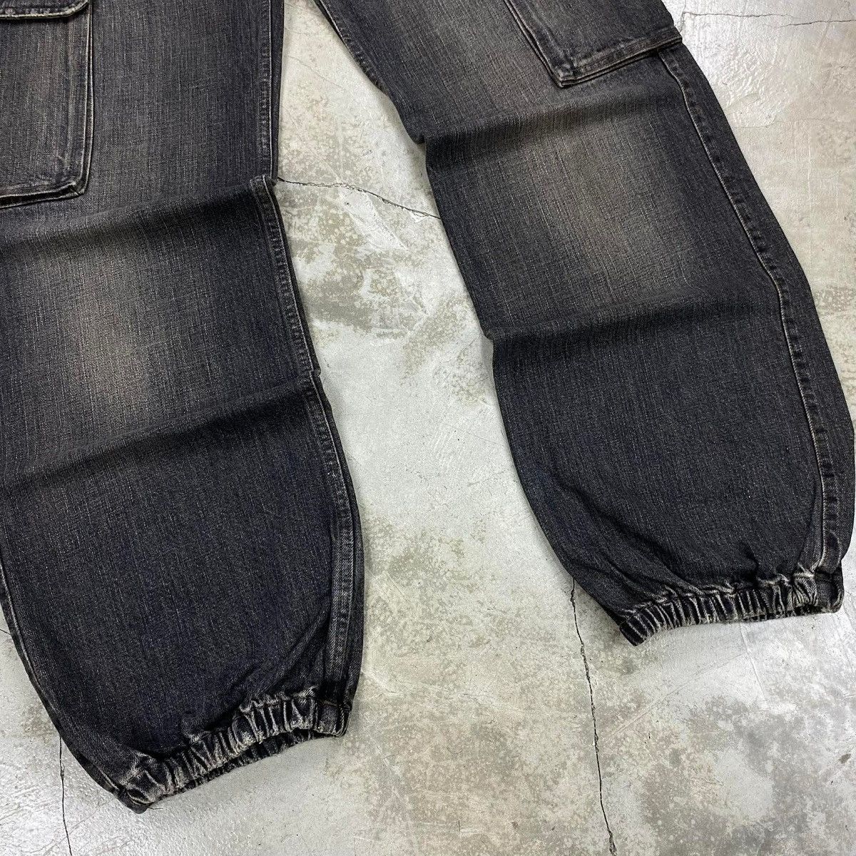 Neil Barrett Aged Vintage Denim Cuffed Pants Size US 32 / EU 48 - 3 Thumbnail