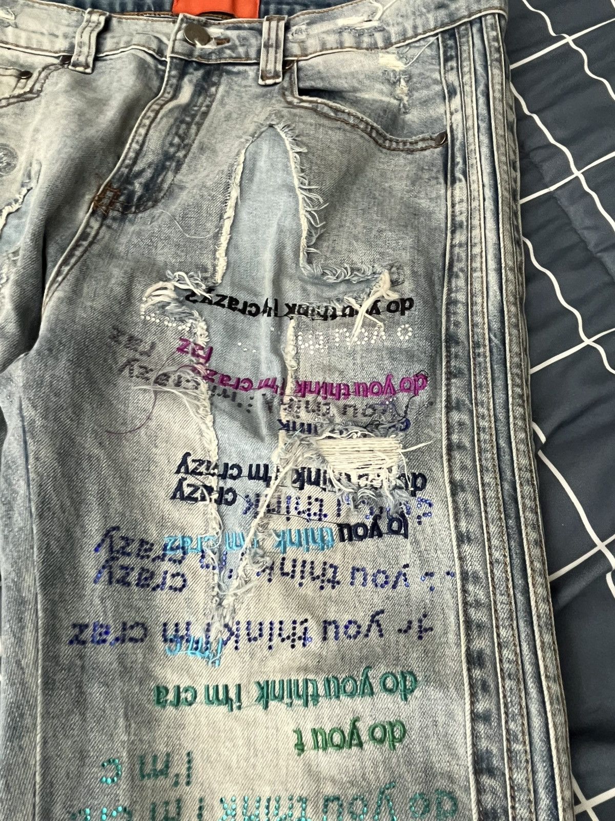 Who Decides War Mrdrbrvdo Jeans Size US 34 / EU 50 - 4 Thumbnail