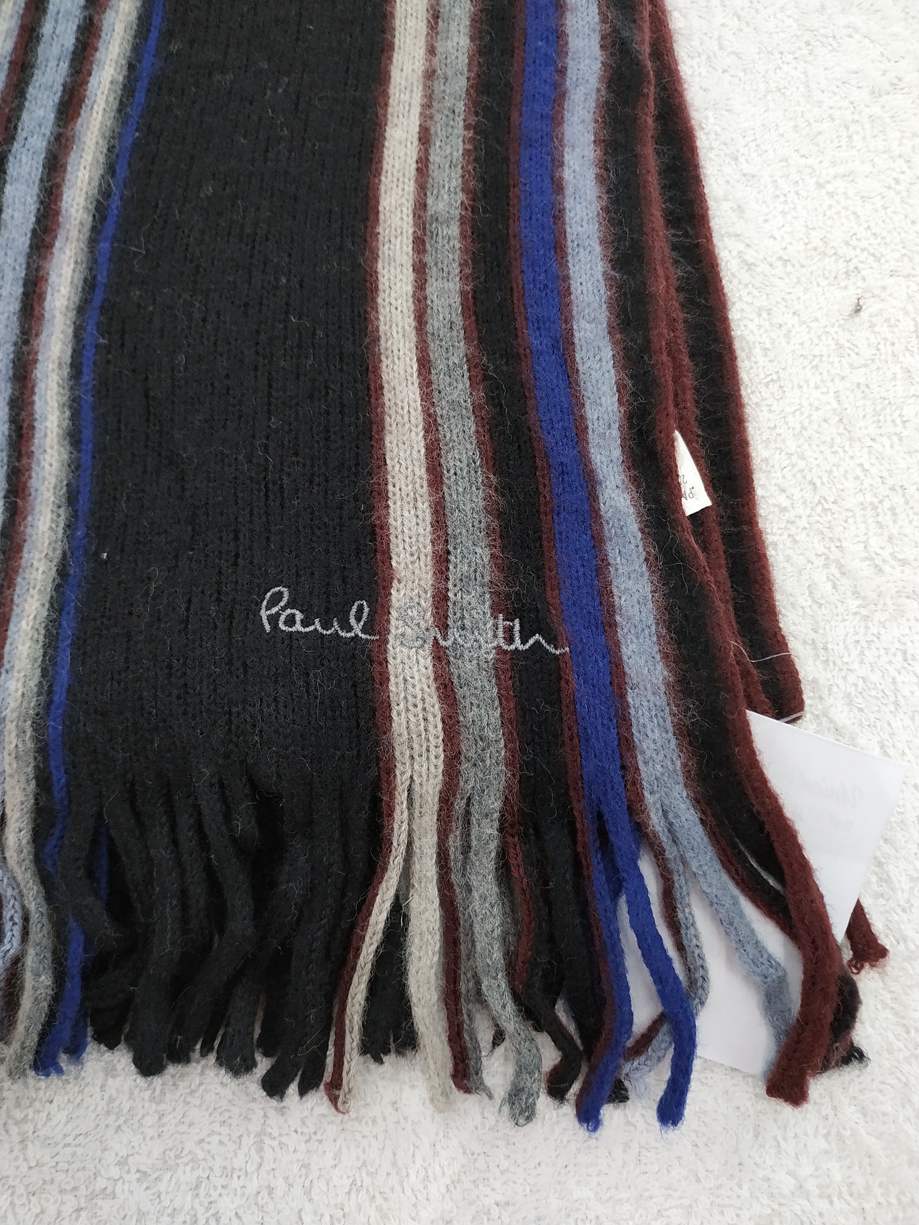 Paul Smith × Vintage Paul Smith Scarf / Muffler / Neckwear - WW254 Size ONE SIZE - 3 Thumbnail