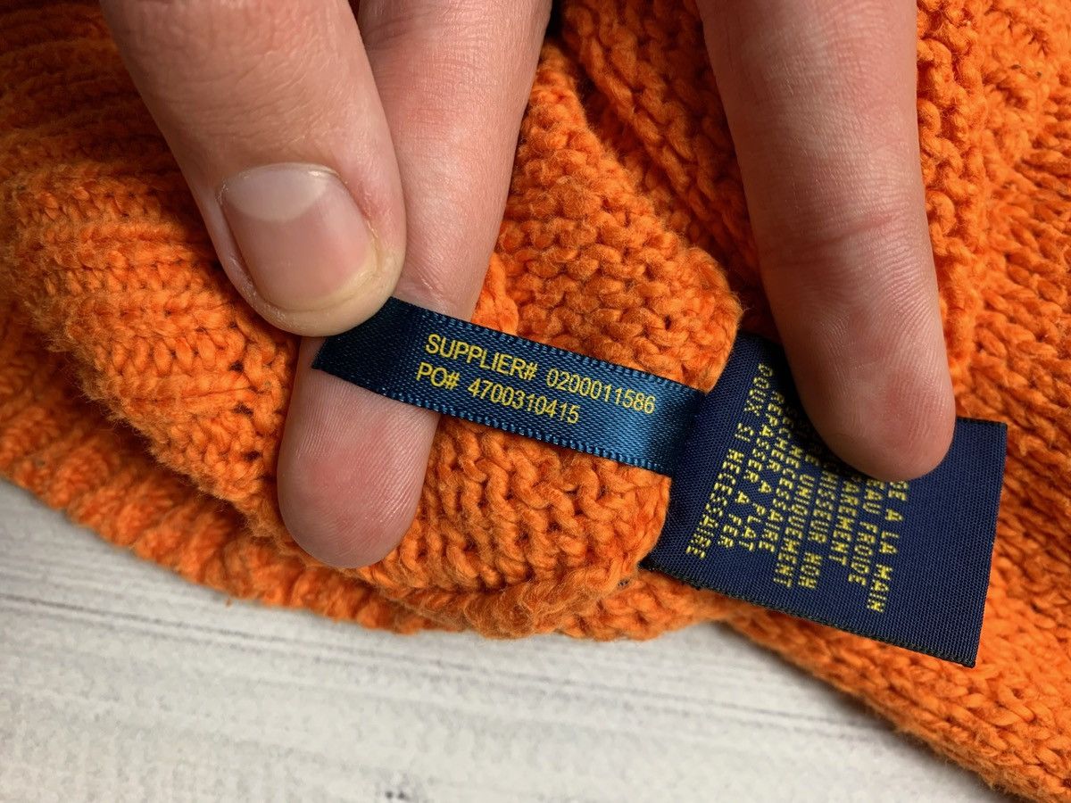 Polo Ralph Lauren × Vintage Vintage polo Ralph Lauren orange sweater Avant-garde Size S Size S / US 4 / IT 40 - 5 Thumbnail