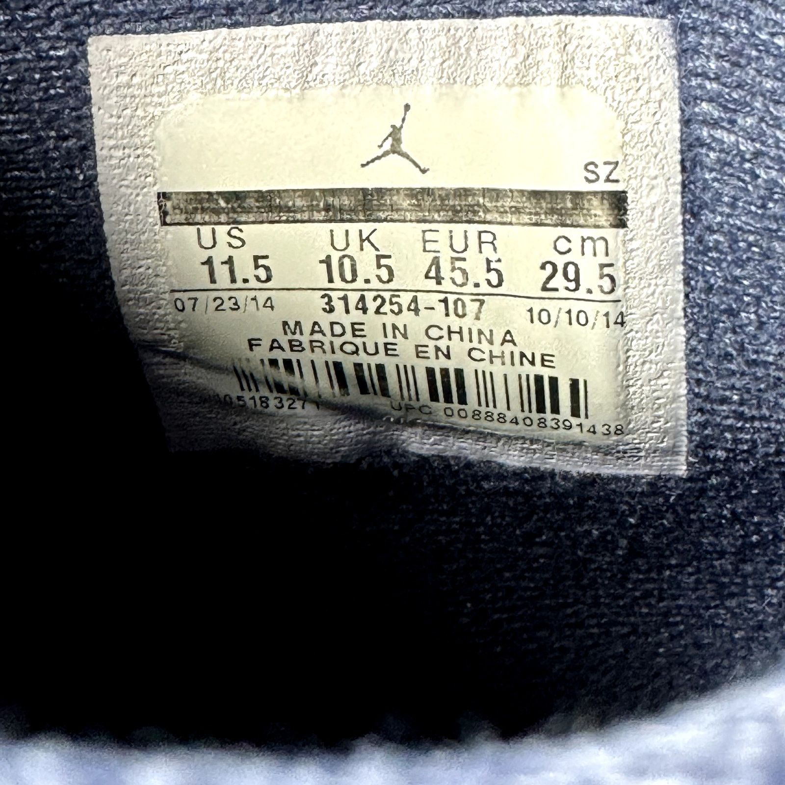Jordan Brand × Nike Size 11.5 - Nike Air Jordan 4 Retro LS Columbia Men's Shoes Size US 11.5 / EU 44-45 - 8 Thumbnail