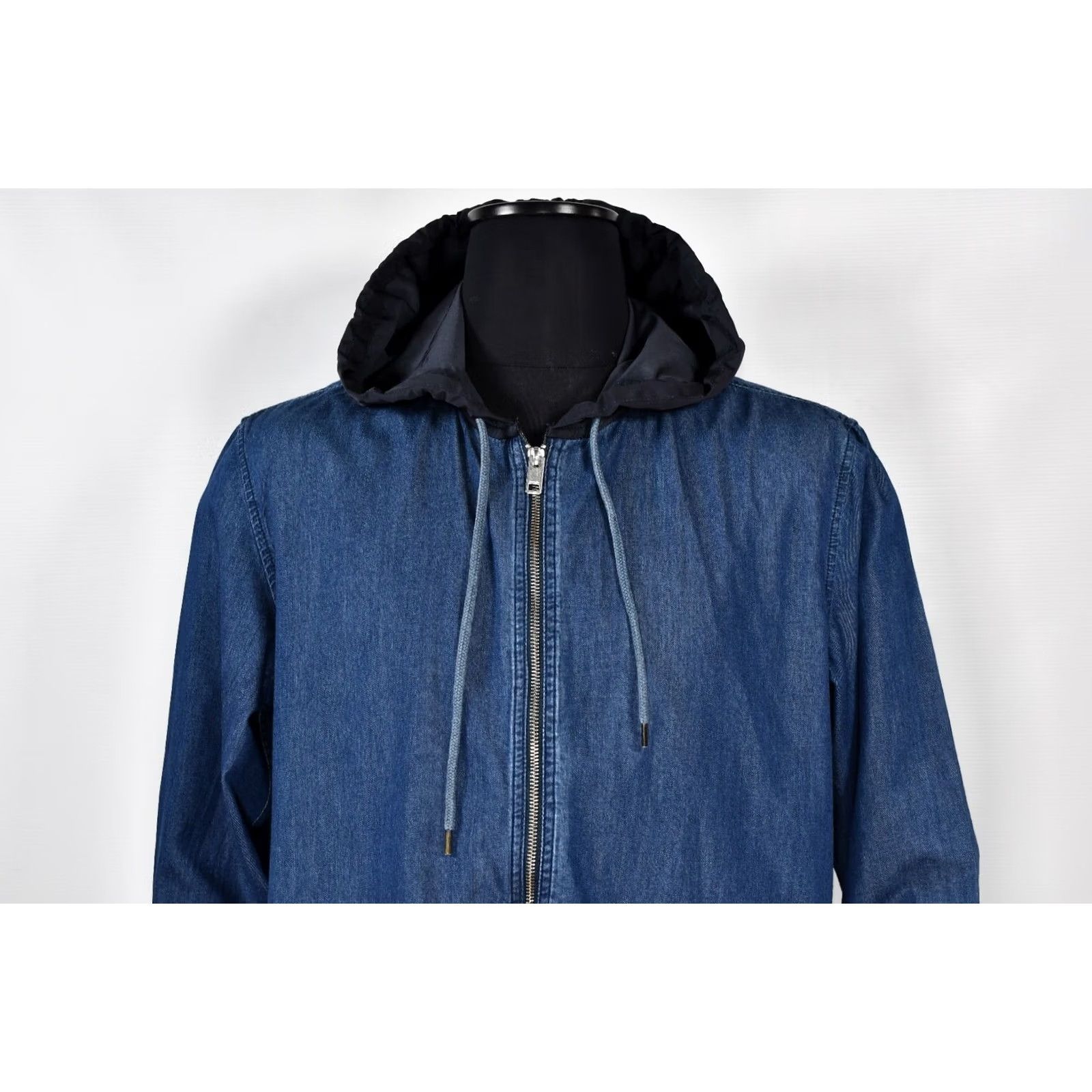 Diesel Diesel Hooded Shirt Jacket Denim Blue 2XL Mens Hoodie Jacket Shirt 2XL Denim Blue Dieselshirt Jacket Mens Size US XXL / EU 58 / 5 - 2 Thumbnail