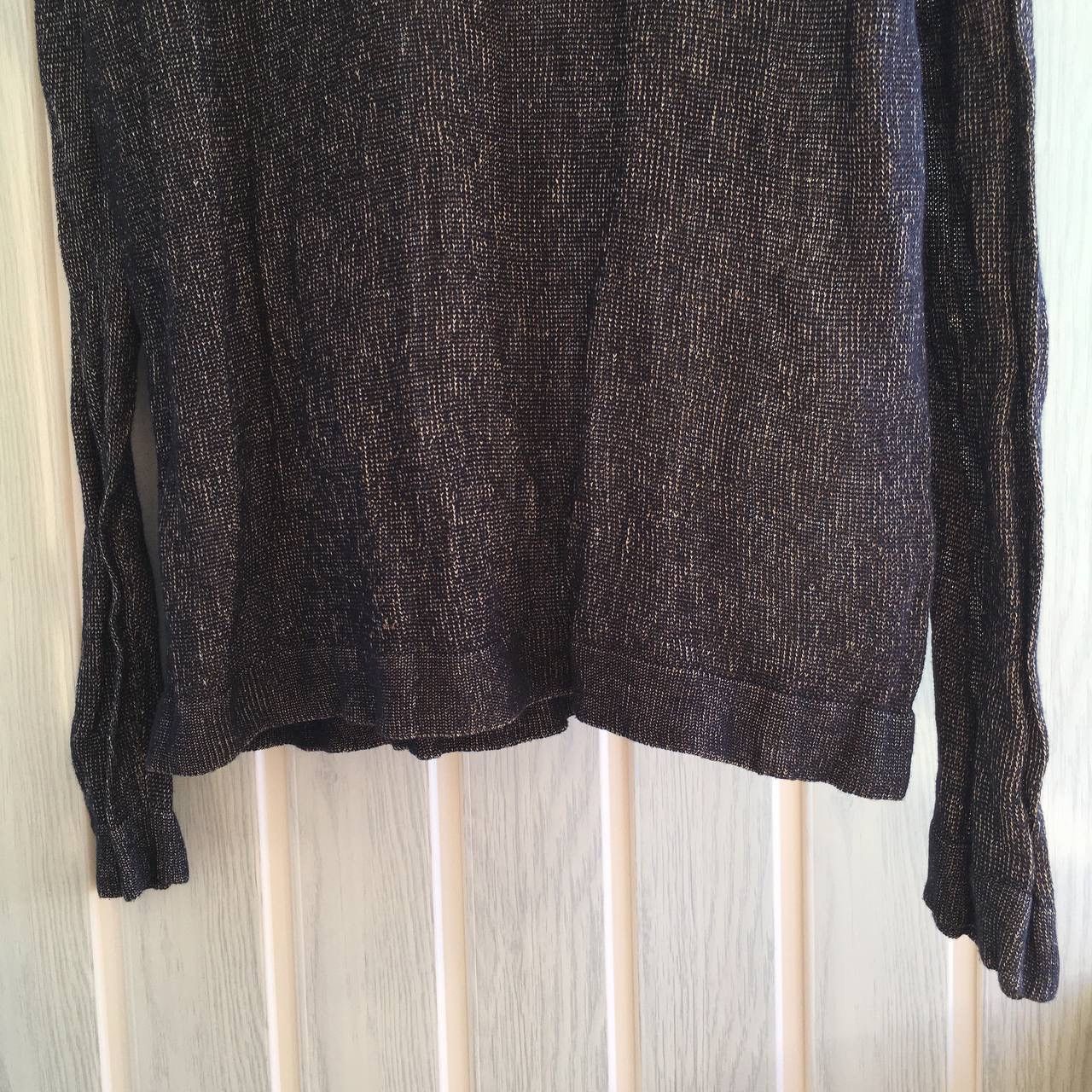 Iceberg × Vintage Vintage Iceberg Metal Knit Viscose Gilmar Pullover Sweater Size US XL / EU 56 / 4 - 19 Thumbnail