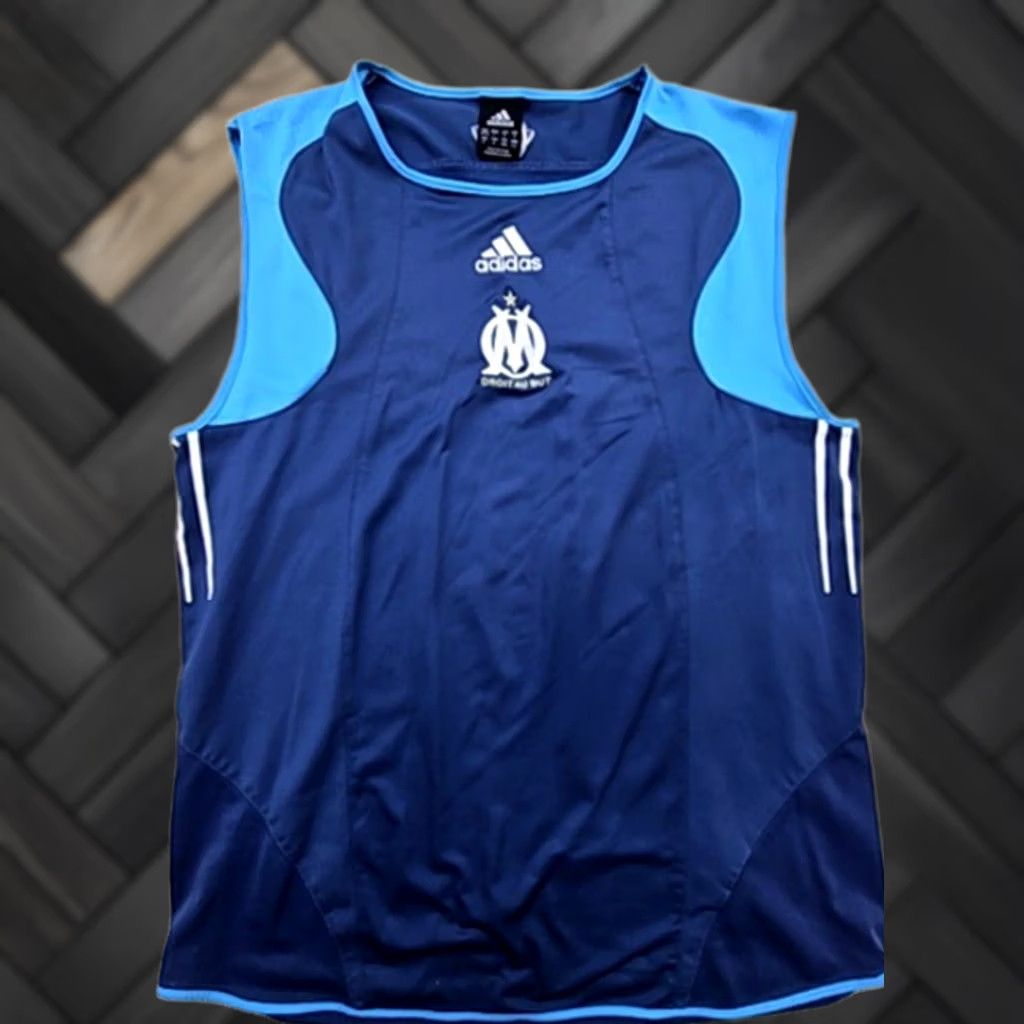 Adidas Adidas Olympique Marseille Men’s Navy Training Vest L Climacool Sleeveless Size US L / EU 52-54 / 3 - 1 Thumbnail