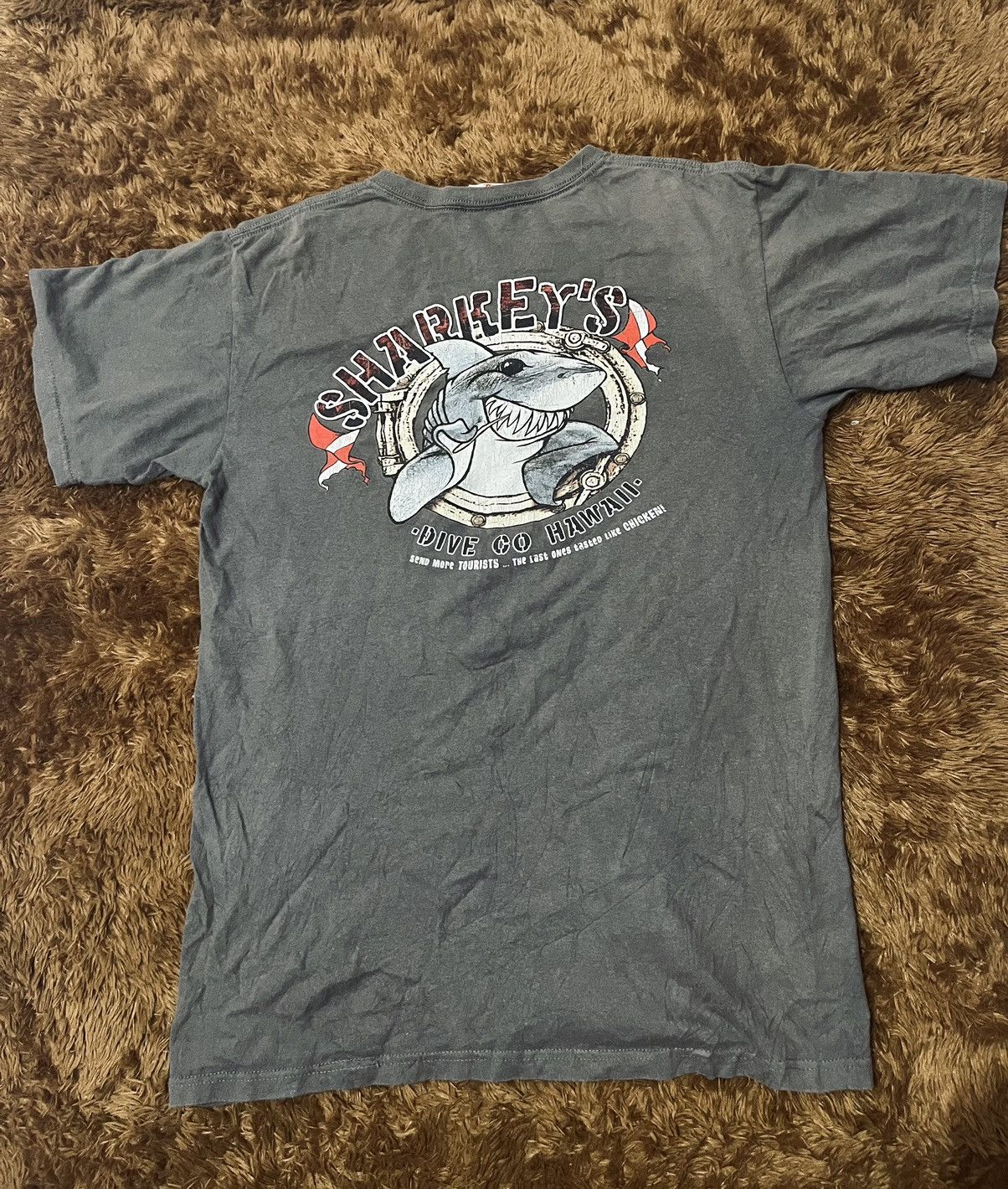 Anvil SHARKEY’S DIVE GO HAWAII TEE VINTAGE Size US M / EU 48-50 / 2 - 6 Thumbnail