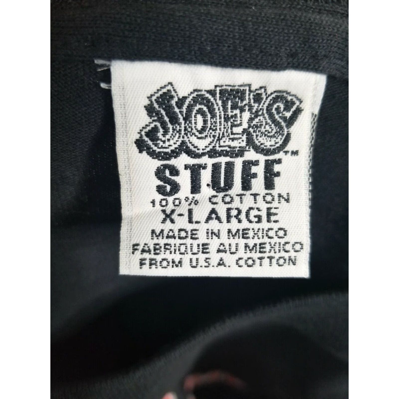 Vintage VINTAGE Joe's Stuff T-Shirt Mens XL Black "Word of the Day CRABNBEER" Size US XL / EU 56 / 4 - 3 Thumbnail