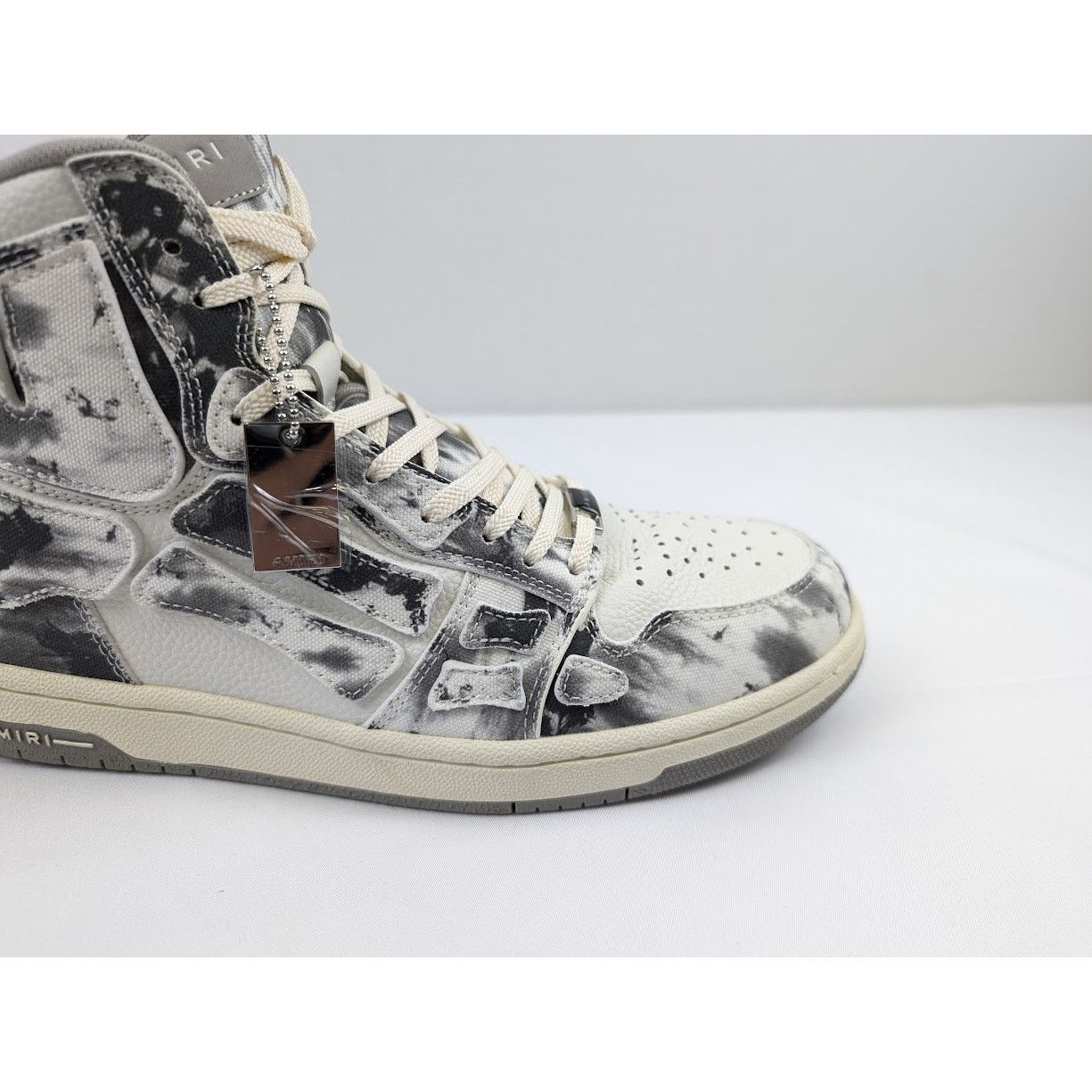 Amiri o1rshd1 Skel High Top Sneakers in Grey Size US 9 / EU 42 - 4 Thumbnail
