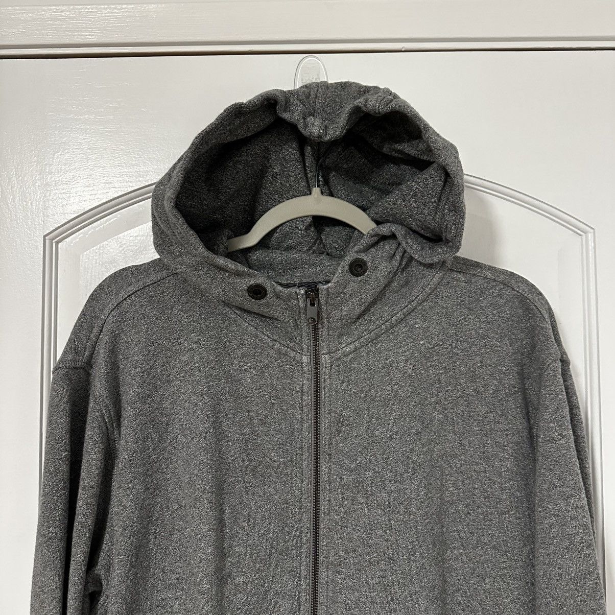 Hudson Hudson Jeans French Terry Zip Up Hoodie, Heather Grey Size US L / EU 52-54 / 3 - 2 Thumbnail