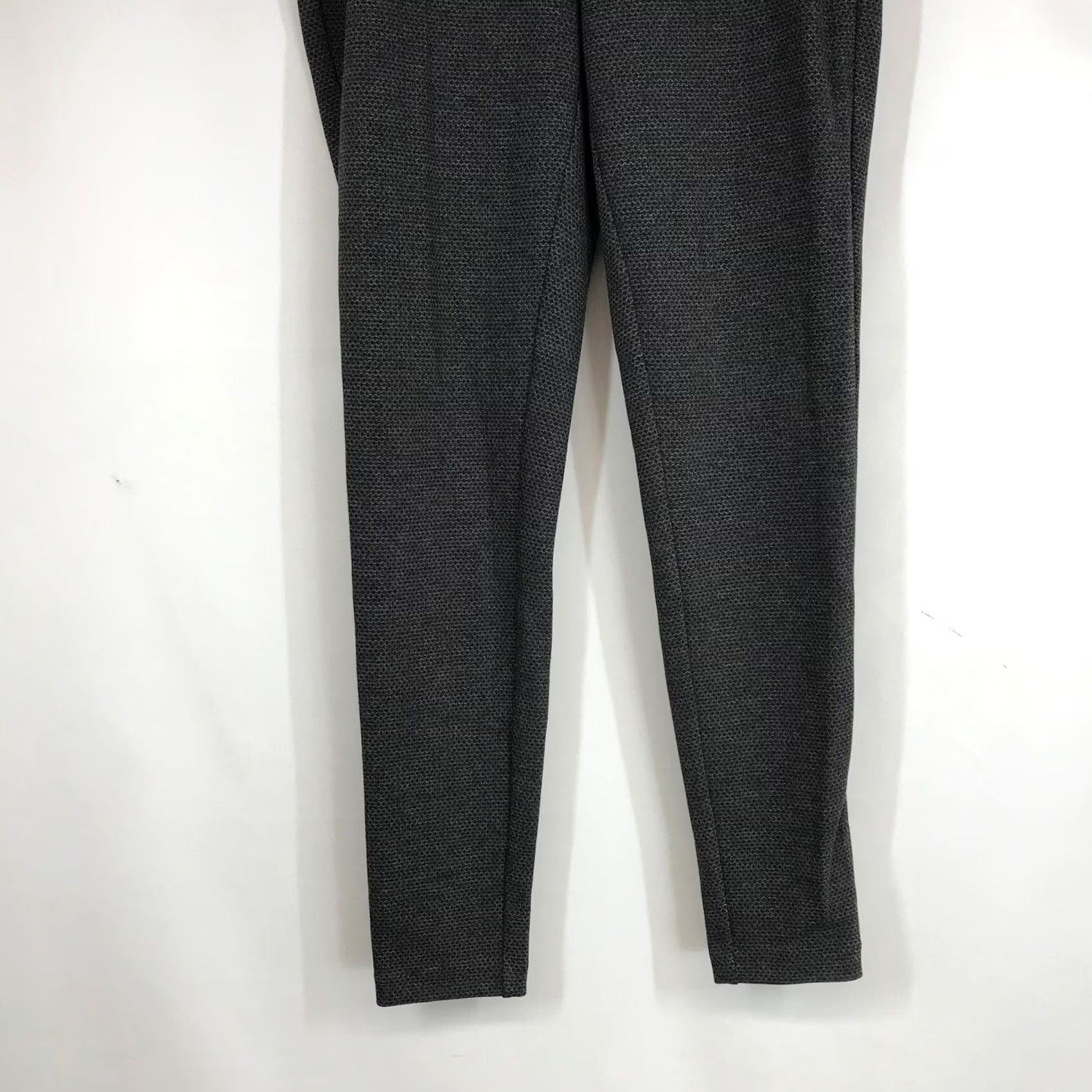 J. Jill J. Jill Leggings Gray Textured Ponte Knit Slim Fit Size M Charcoal Womens Pants Size 32" / US 10 / IT 46 - 3 Thumbnail