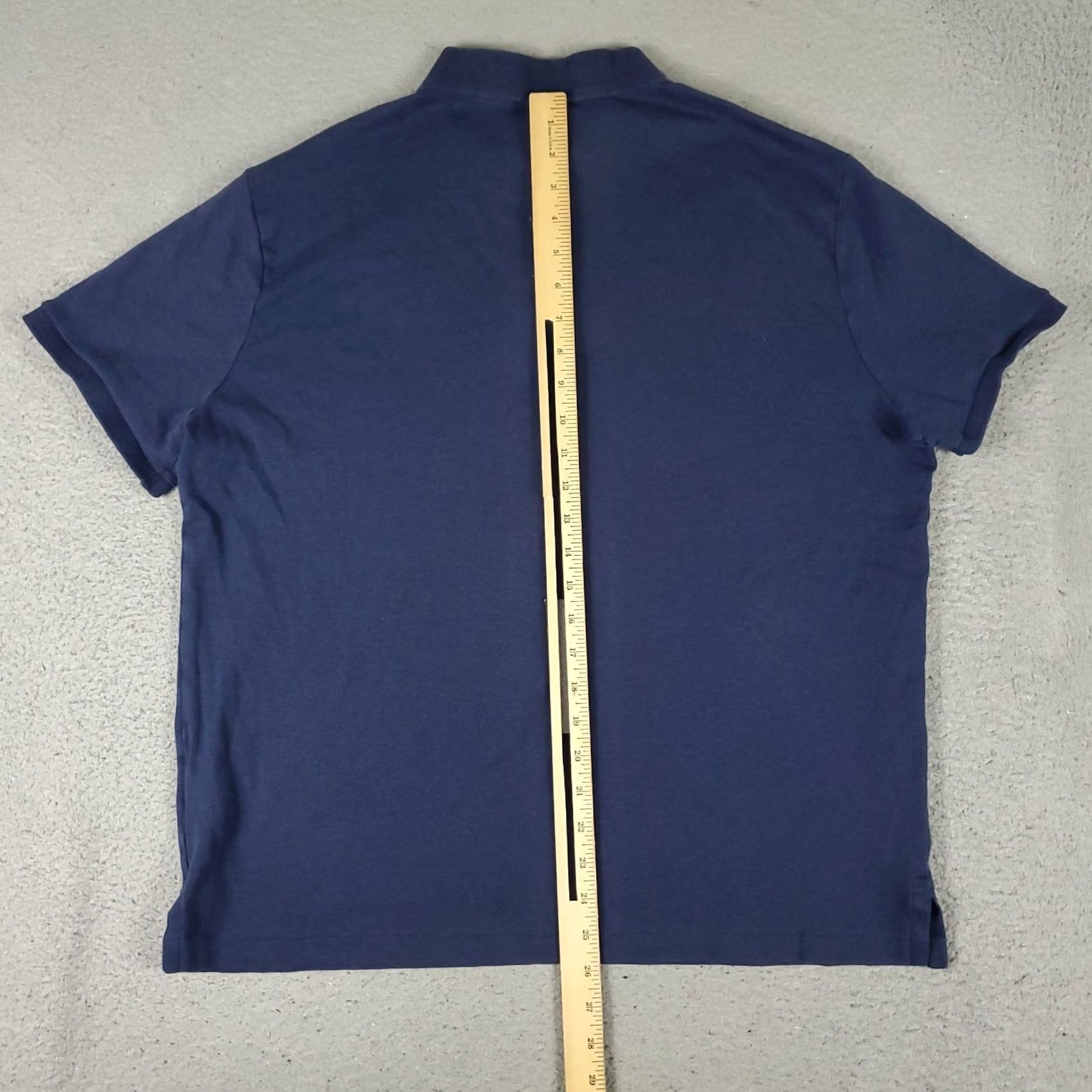 Ralph Lauren Ralph Lauren Polo Shirt Mens Size XL Blue Custom Slim Fit Pony Short Sleeve Size US XL / EU 56 / 4 - 4 Thumbnail