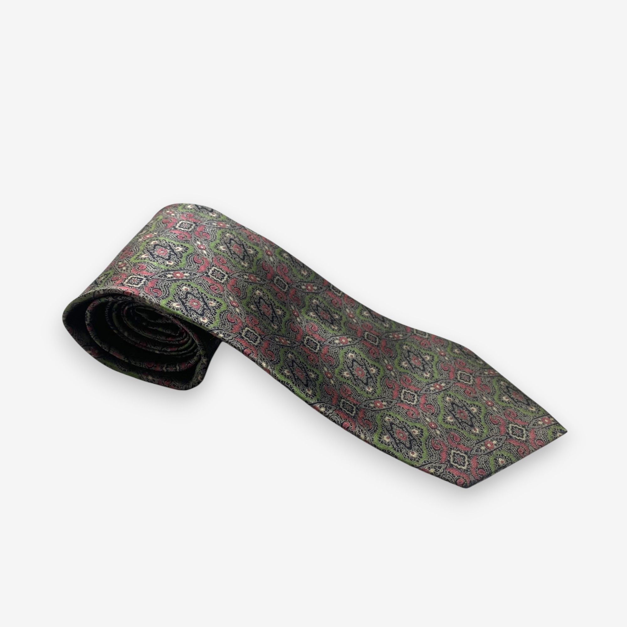 Japanese Brand Vintage Christian Dior SILK Necktie Cravate Pure Silk Size ONE SIZE - 1 Thumbnail