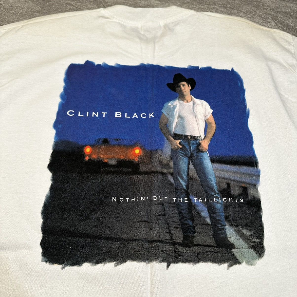 Band Tees × Vintage Vintage 90s Clint Black Tour Concert Cowboy Country Shirt Size US XL / EU 56 / 4 - 2 Thumbnail