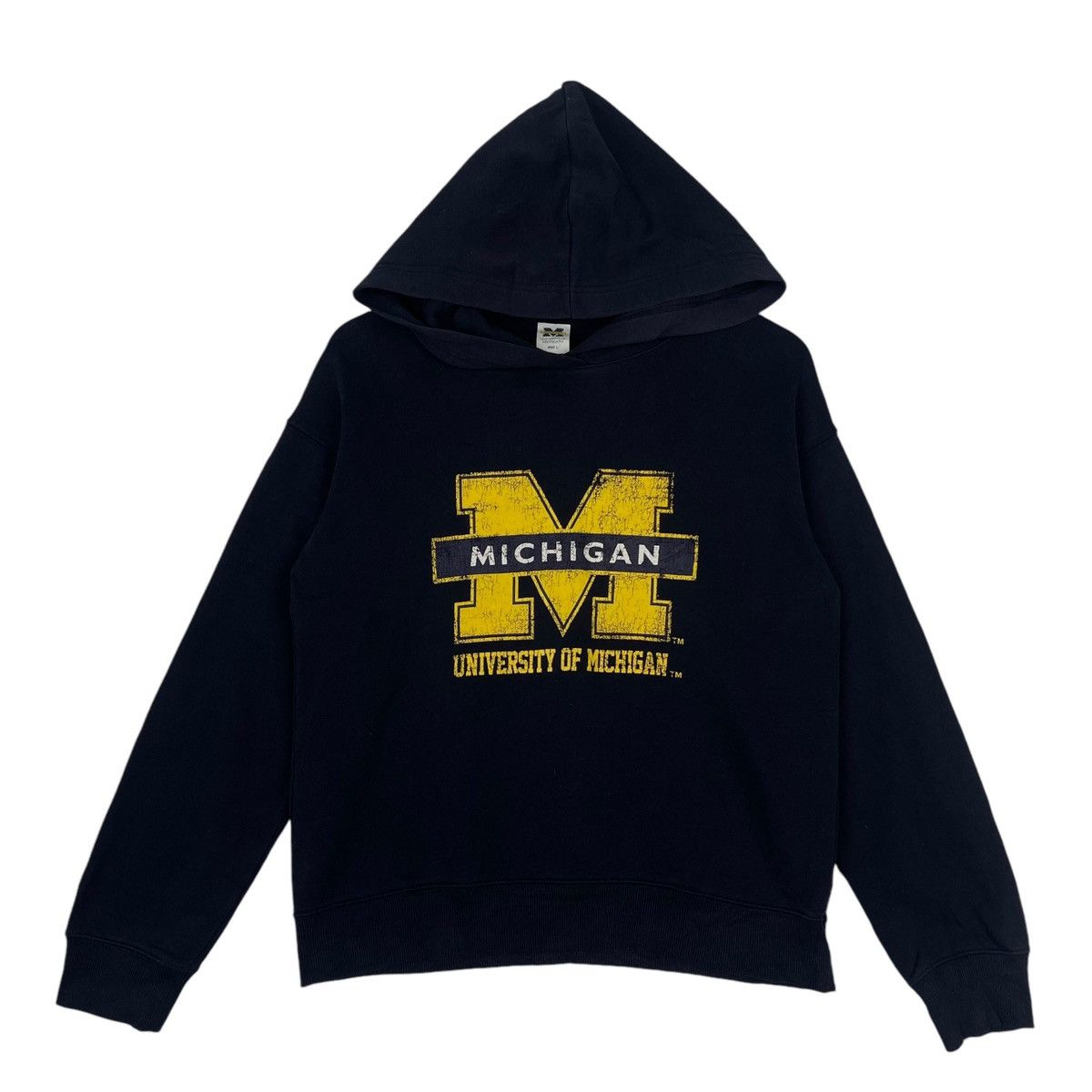 Vintage Vintage University Of Michigan States hoodie Navy Blue Size US L / EU 52-54 / 3 - 1 Thumbnail