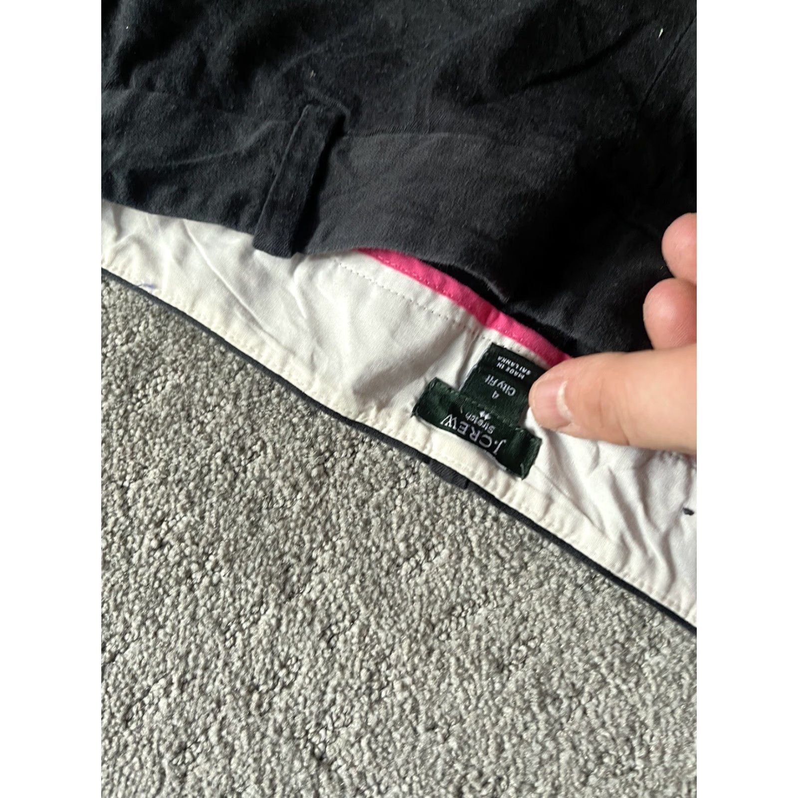 Vintage J CREW Factory Women Winnie Pant Stretch Twill Side Zipper Black Size 4 Pants Regular Womens Modest Cropped 24 in Inseam Zipper Twill Stretch Side Zip Size 27" / US 4 / IT 40 - 5 Thumbnail