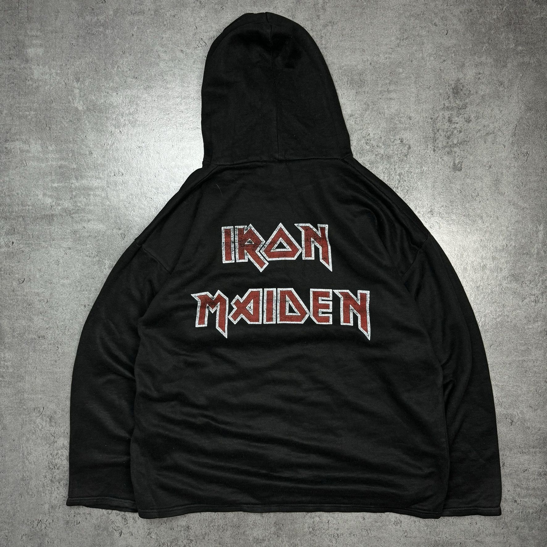 Band Tees × Iron Maiden × Vintage Rare Vintage Iron Maiden 1998 The Trooper Tour Hoodie Size US L / EU 52-54 / 3 - 5 Thumbnail