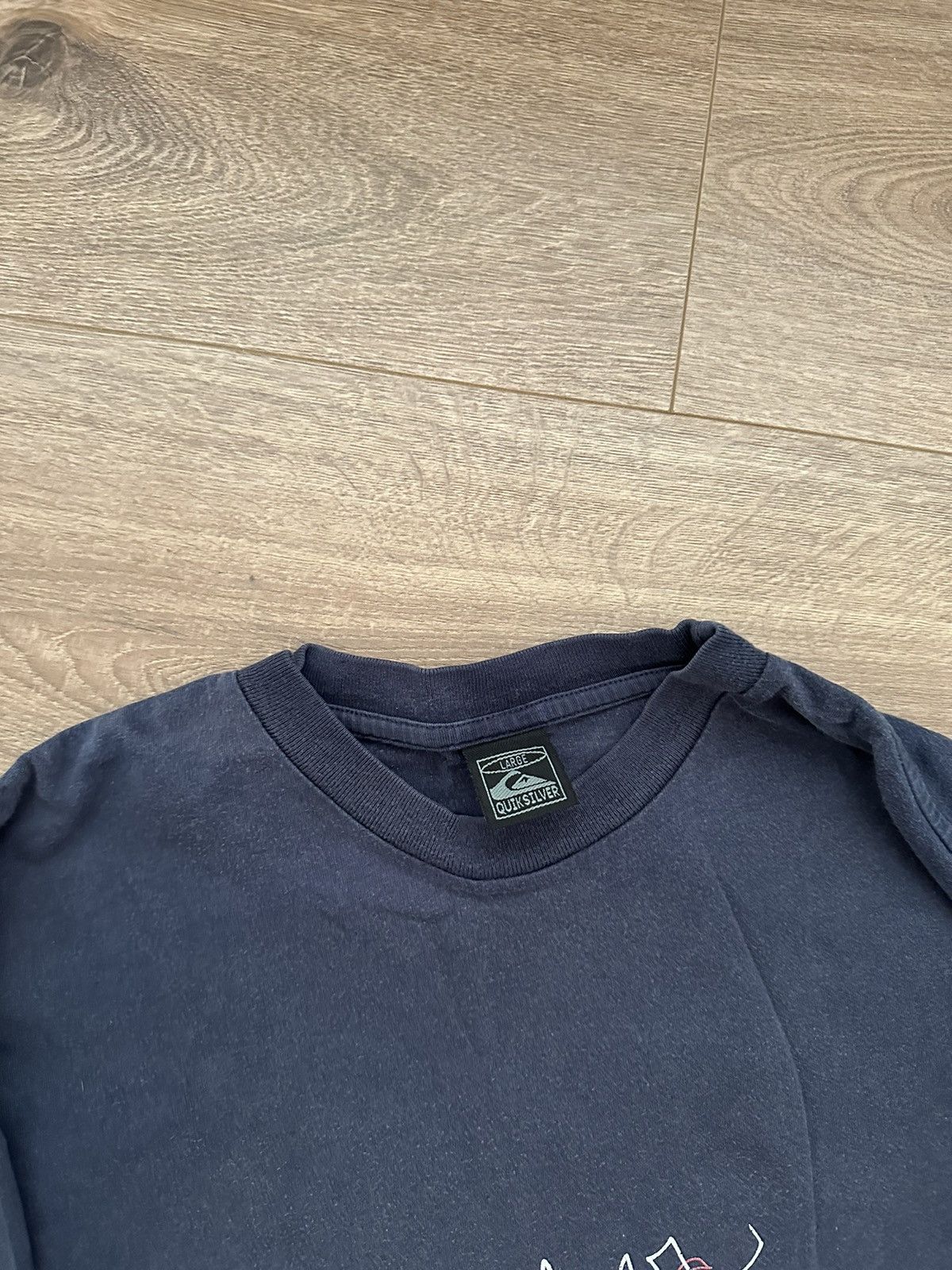 Quiksilver 🔥VINTAGE SUN FADED QUIKSILVER SURF LONG SLEEVE🔥 Size US L / EU 52-54 / 3 - 5 Thumbnail