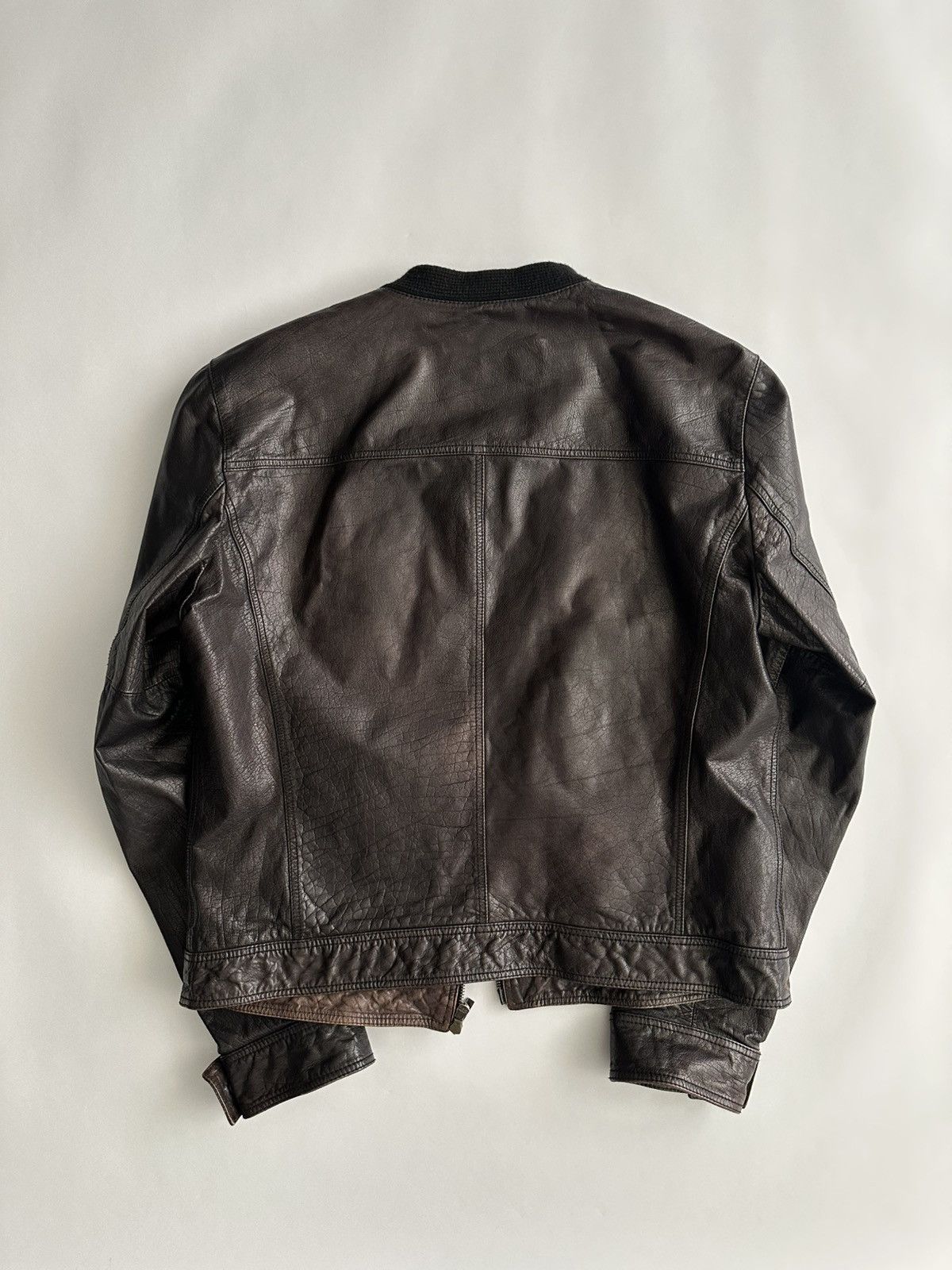 Emporio Armani Emporio Armani 2000’s Leather Jacket Size US L / EU 52-54 / 3 - 4 Thumbnail
