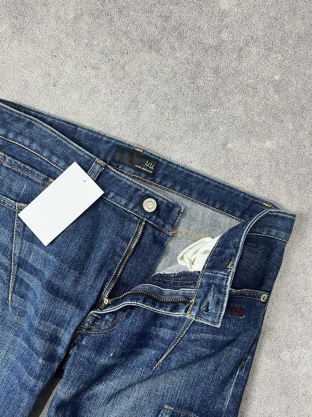 Japanese Brand × Undercover × Uniqlo Uniqlo undercover denim pocket pants Size US 28 / EU 44 - 7 Thumbnail