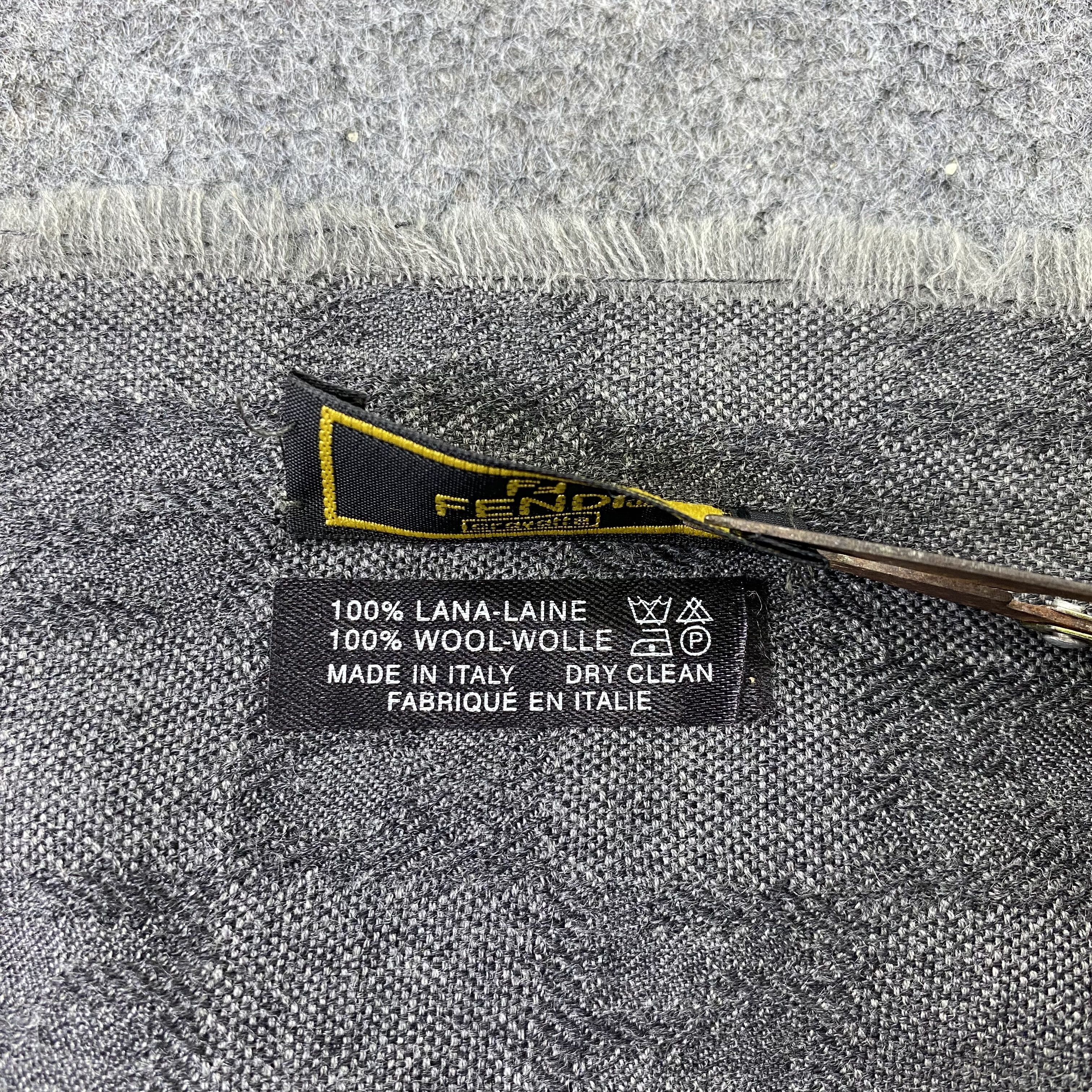 Fendi Fendi FF Monogram Muffler/ Scar / Neckwear - T1395 Size ONE SIZE - 7 Thumbnail