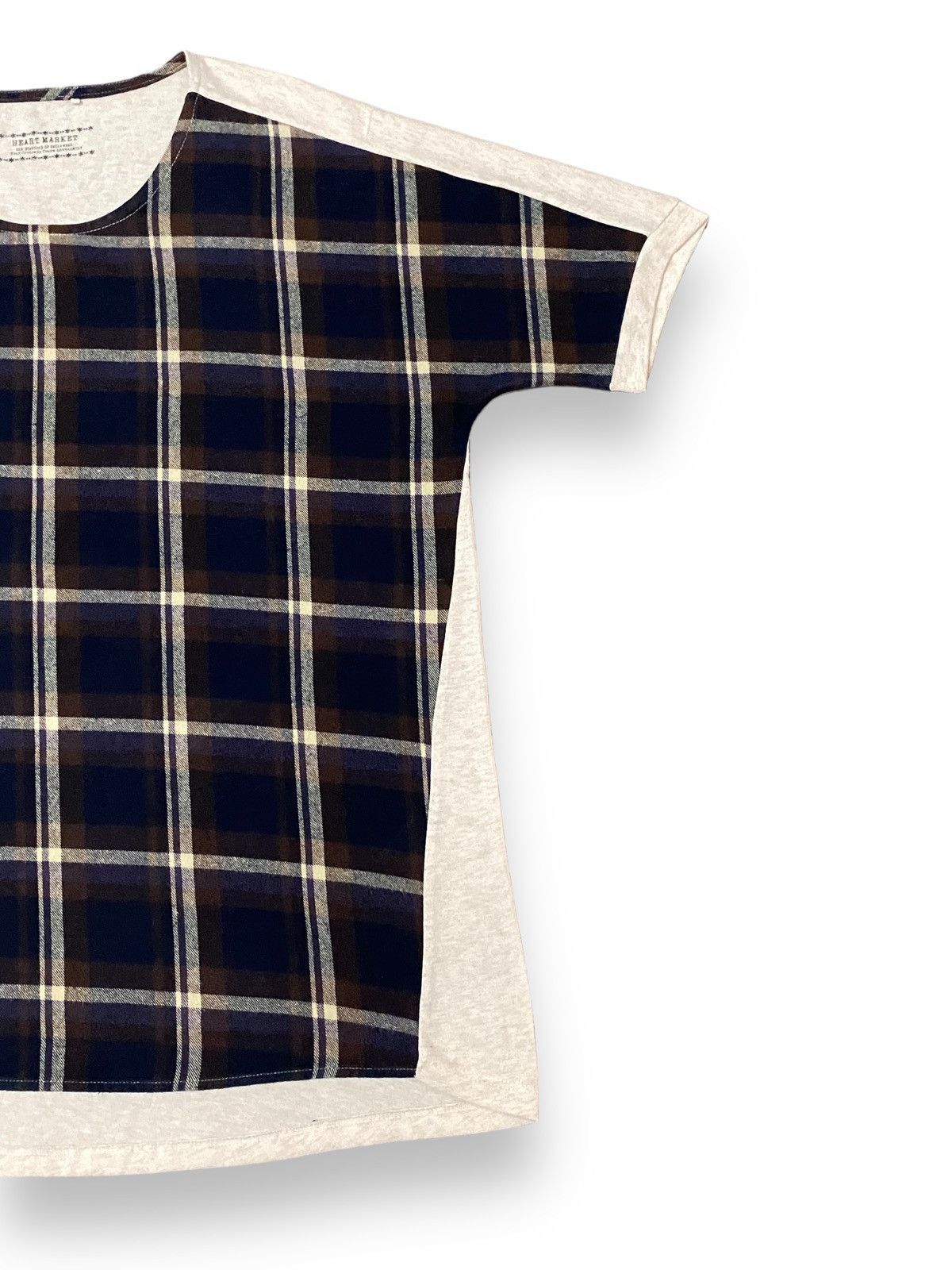 Japanese Brand Japan Heart Market Checkered Lumber Jack Tee Size US XL / EU 56 / 4 - 4 Thumbnail