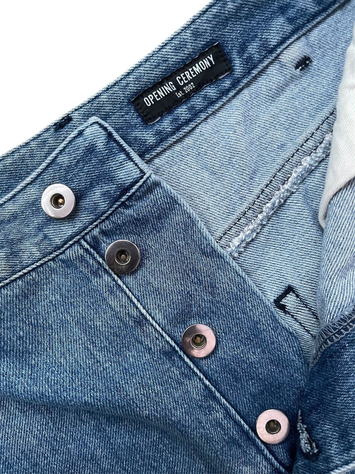 Opening Ceremony Opening Ceremony Baggy Wide Leg Cropped Jeans Size 30" / US 8 / IT 44 - 3 Thumbnail