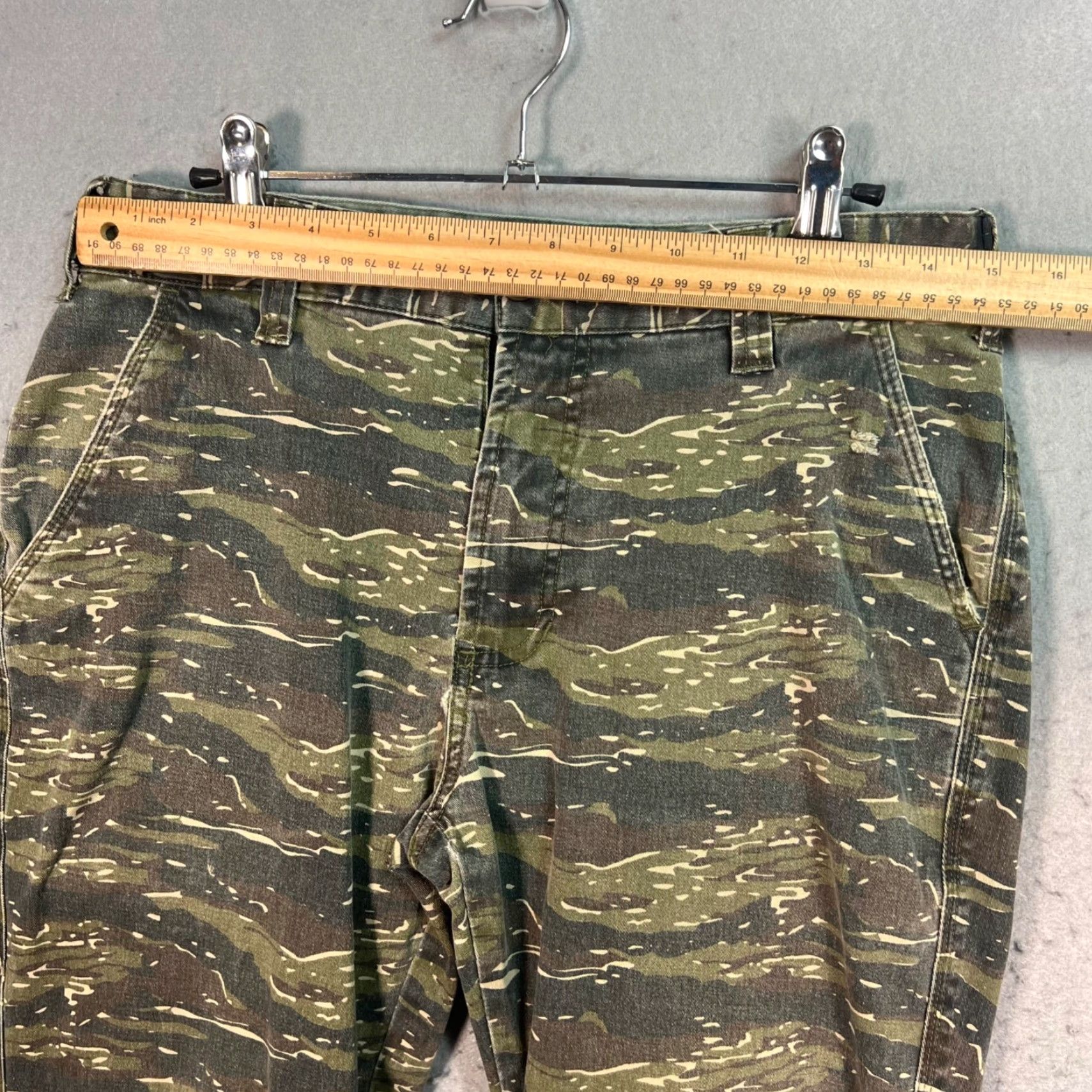 Vintage VINTAGE Koto Pants Adult 32x30 Green Camouflage Skinny Fit Cotton Blend Mens Size US 32 / EU 48 - 6 Thumbnail