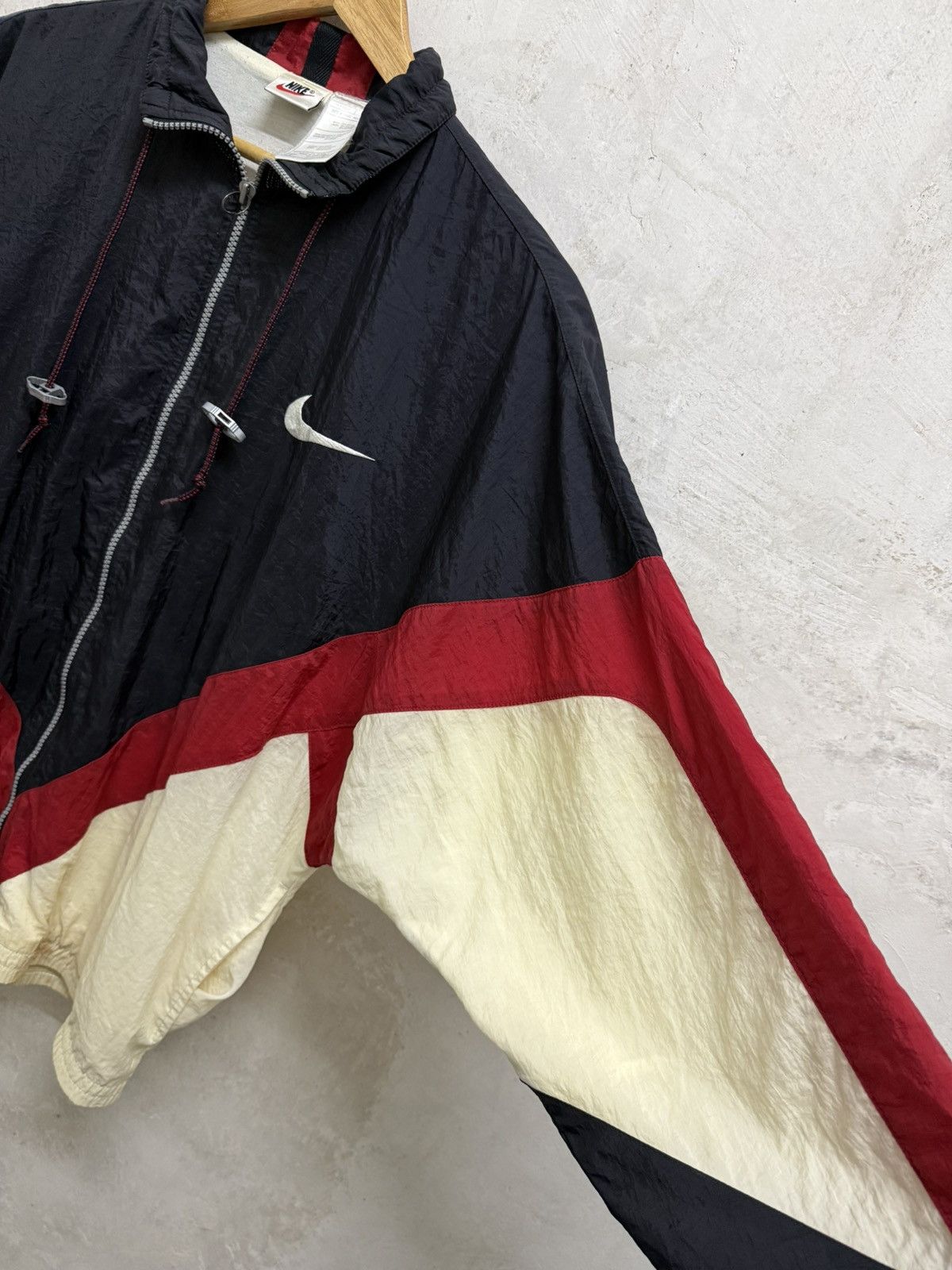 Nike Vintage 90’s Nike Distressed Windbreaker Jacket Size US XXL / EU 58 / 5 - 3 Thumbnail