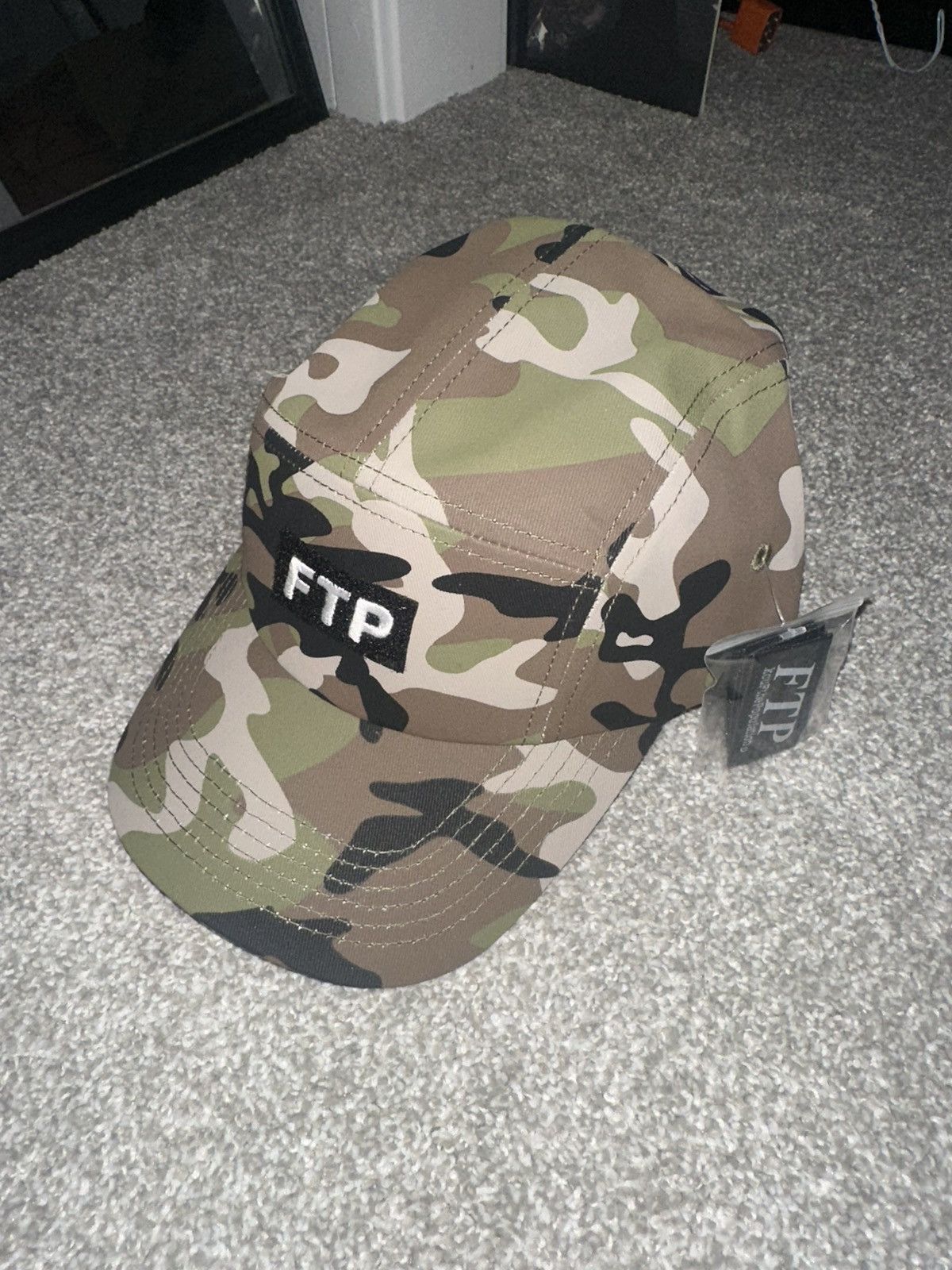 Fuck The Population FTP VELCRO LOGO CAMP HAT(CAMO) Size ONE SIZE - 1 Thumbnail