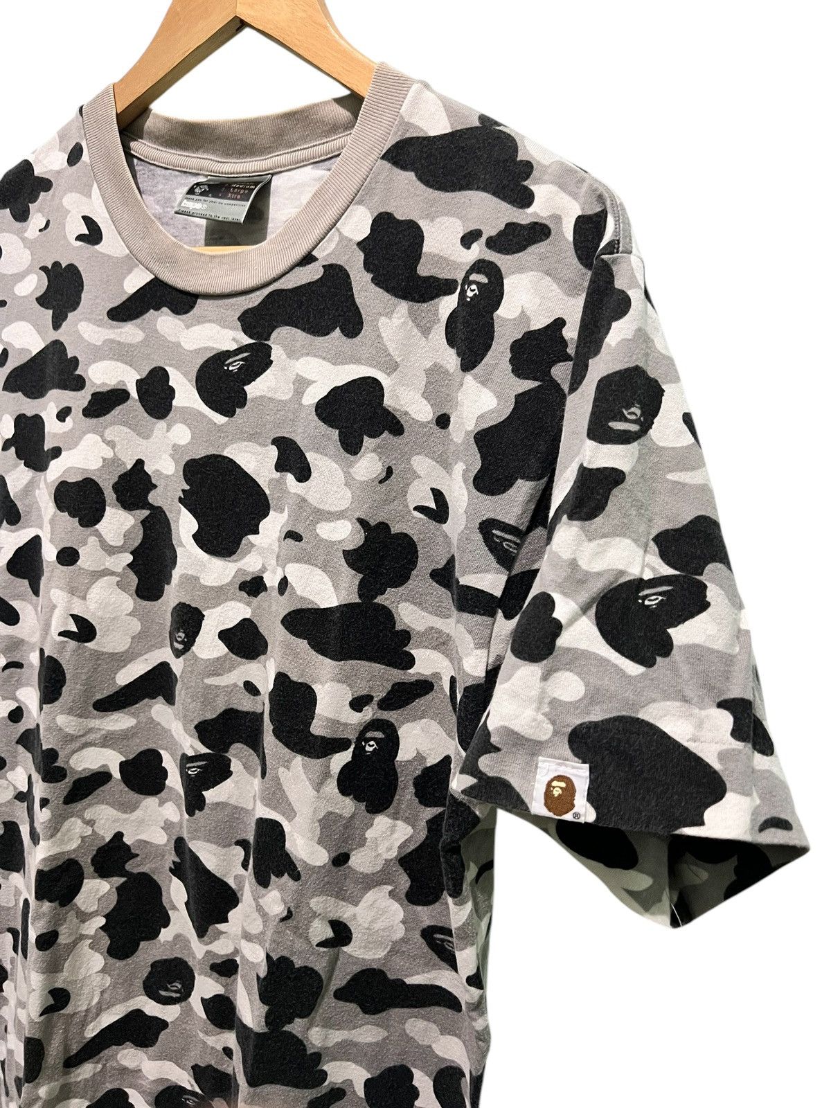 Bape BAPE 1st Camo Gray White T-shirt Size US M / EU 48-50 / 2 - 3 Thumbnail