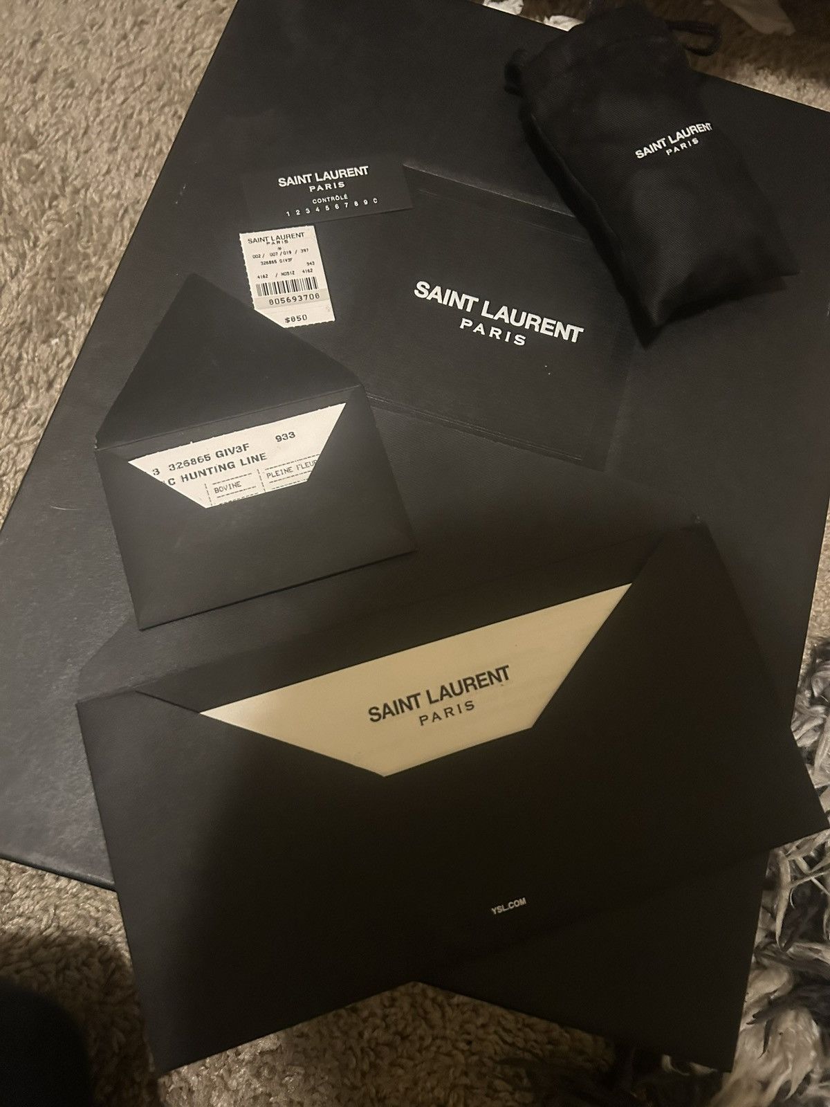 Saint Laurent Paris Saint Laurent black leather studded hightop SL/14h Size US 10.5 / EU 43-44 - 5 Thumbnail