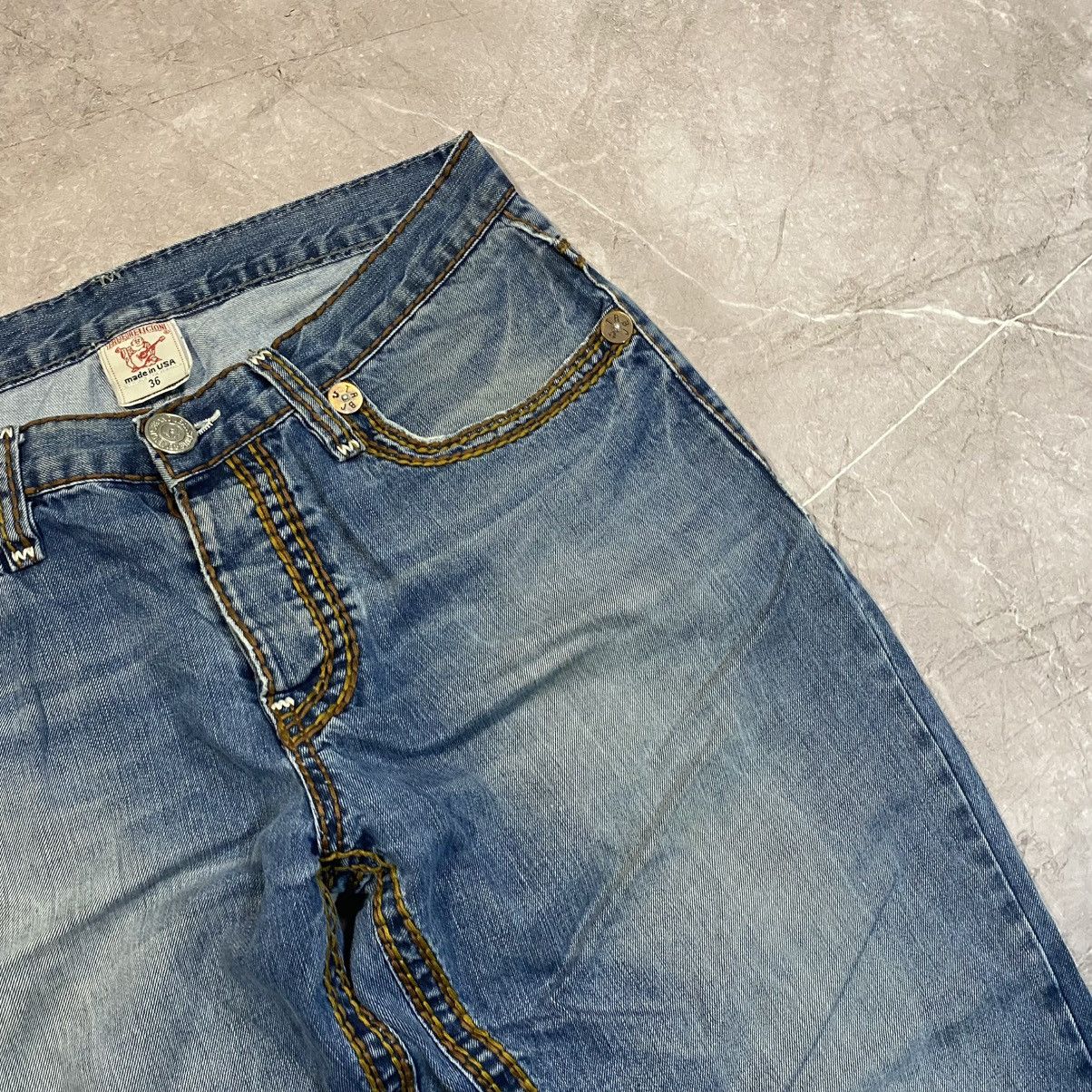 Other VINTAGE TRUE RELIGION DENIM PANTS STREETWEAR BIG LOGO 00s Size US 36 / EU 52 - 9 Thumbnail
