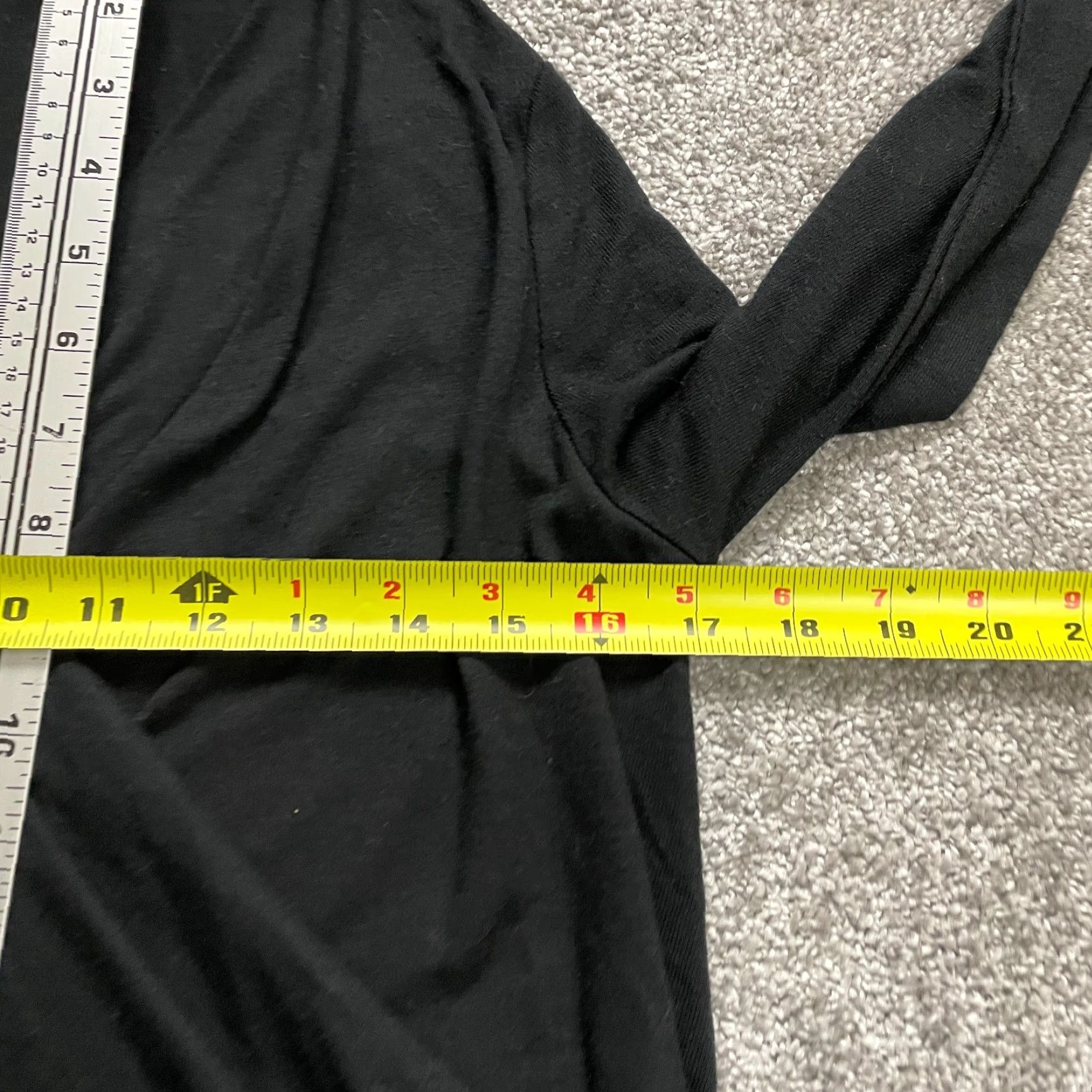 Vintage Tresics Wrapped Top Women S Solid Black Long Sleeve Knit Blouse Casual Size S / US 4 / IT 40 - 7 Thumbnail