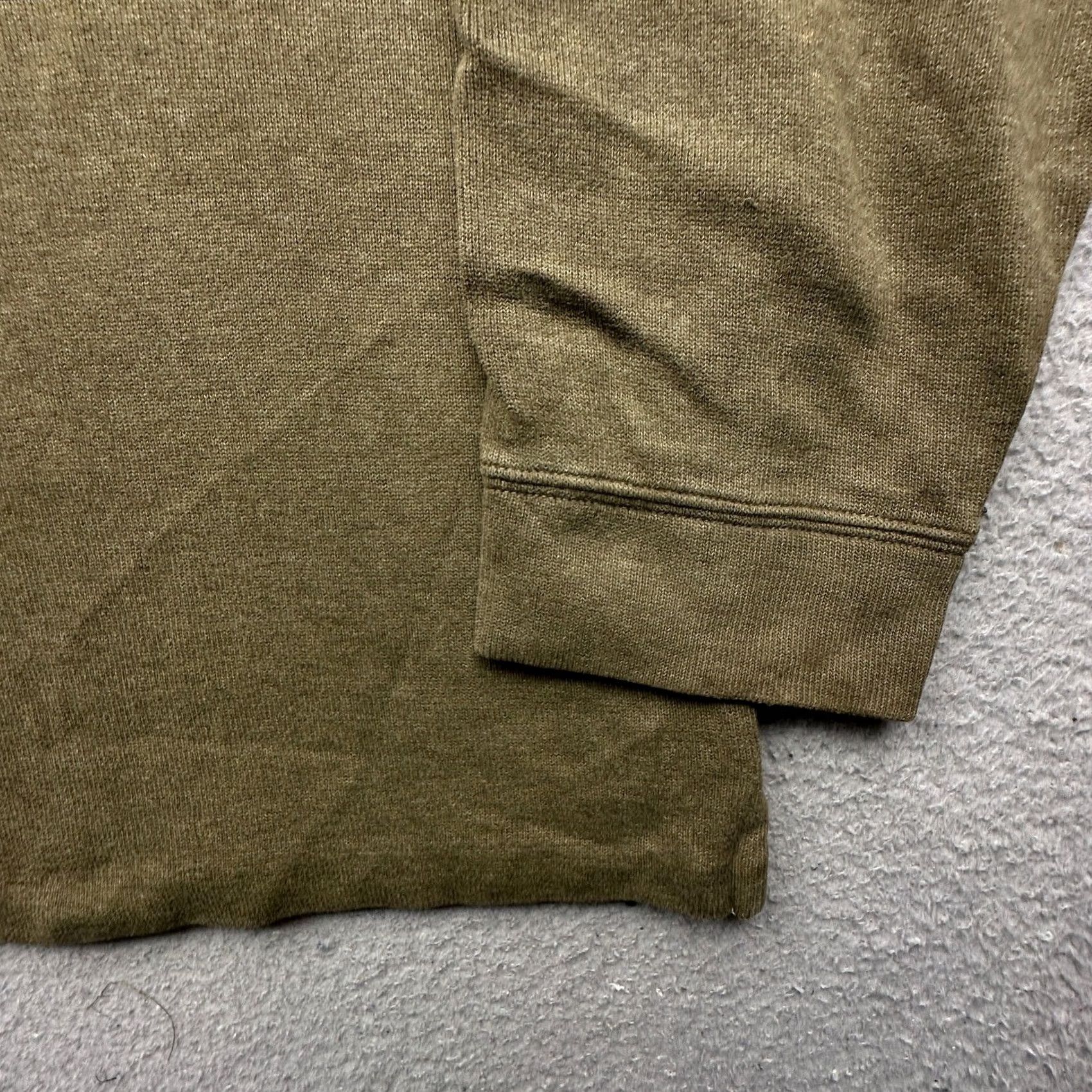 Polo Ralph Lauren Polo by Ralph Lauren Olive Green Red Pony 1/4 Zip Sweater Pullover Mens XXL Long Sleeve Cotton Knit Pullover Embroidered Logo Zipper Casual Formal Size US XXL / EU 58 / 5 - 7 Thumbnail