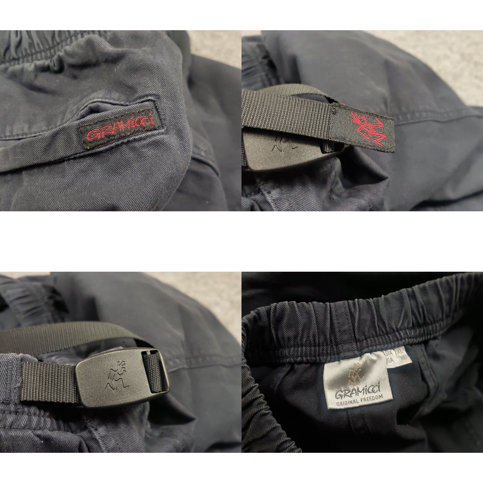 Gramicci Gramicci Japanese Design Dark Blue Canvas Cropped Pants Size US 36 / EU 52 - 9 Thumbnail