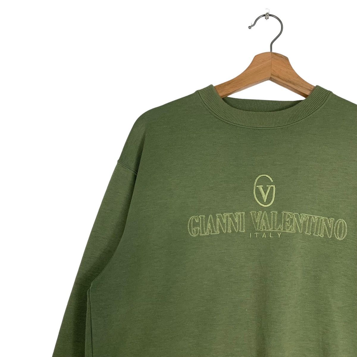 Gianni Valentino GIANNI VALENTINO Embroidery Big Logo Sweatshirt #0590-C28 Size US M / EU 48-50 / 2 - 6 Thumbnail